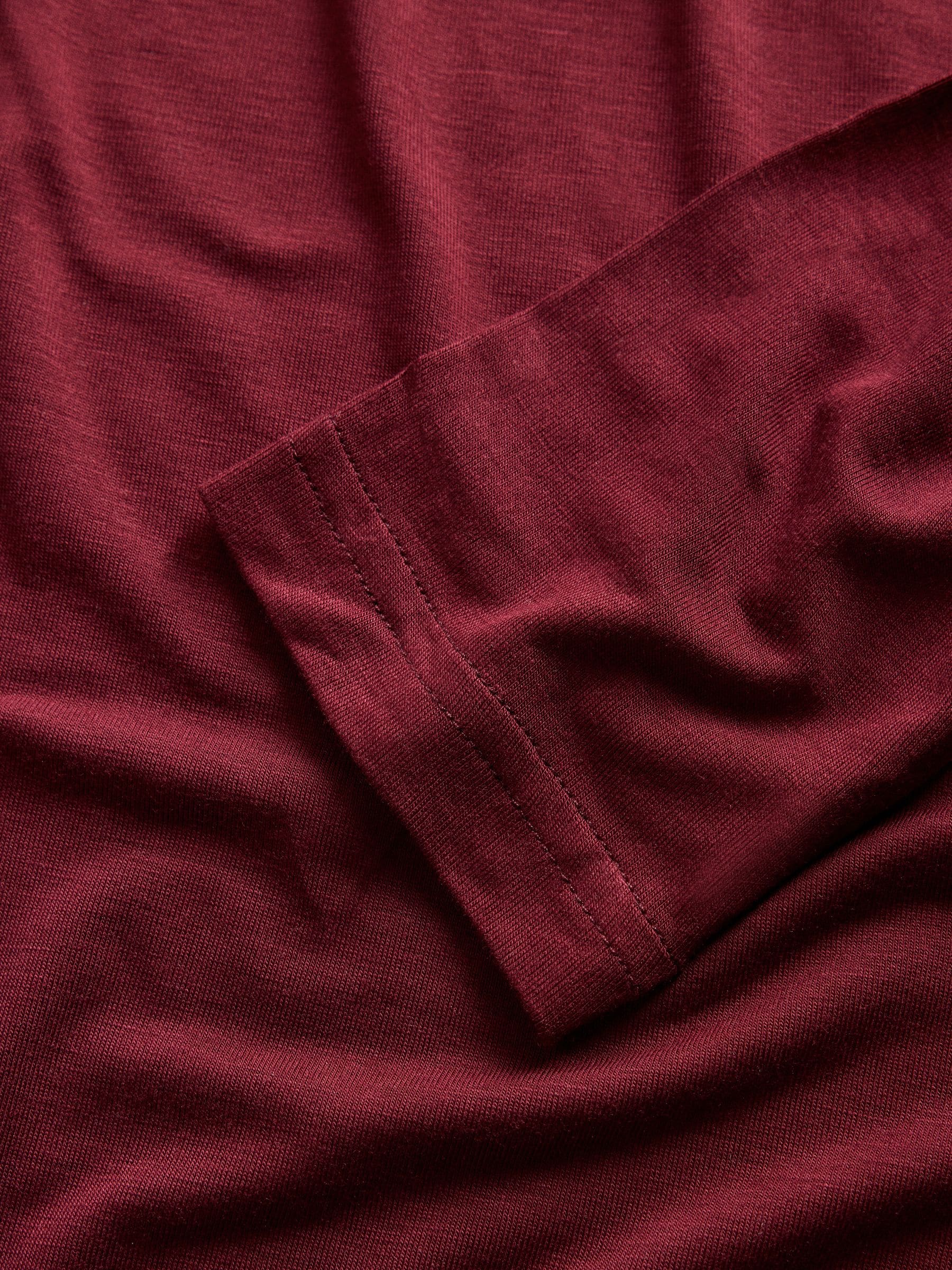 The Set High Neck Long Sleeve Slinky T-Shirt  4 Pack - Navy/Burgundy/Cream/Blue - Regular - SIP Still Life