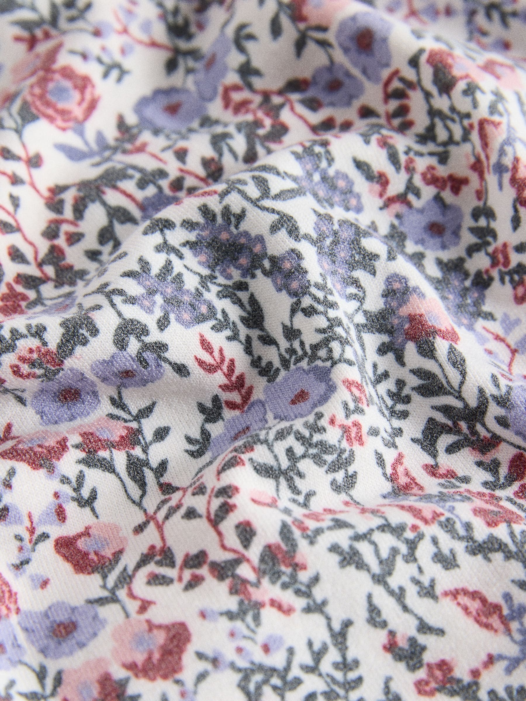 The Set 2 Pack Viscose Blend Button Through Long Pyjamas - Blue/Print - Regular - SIP Still Life