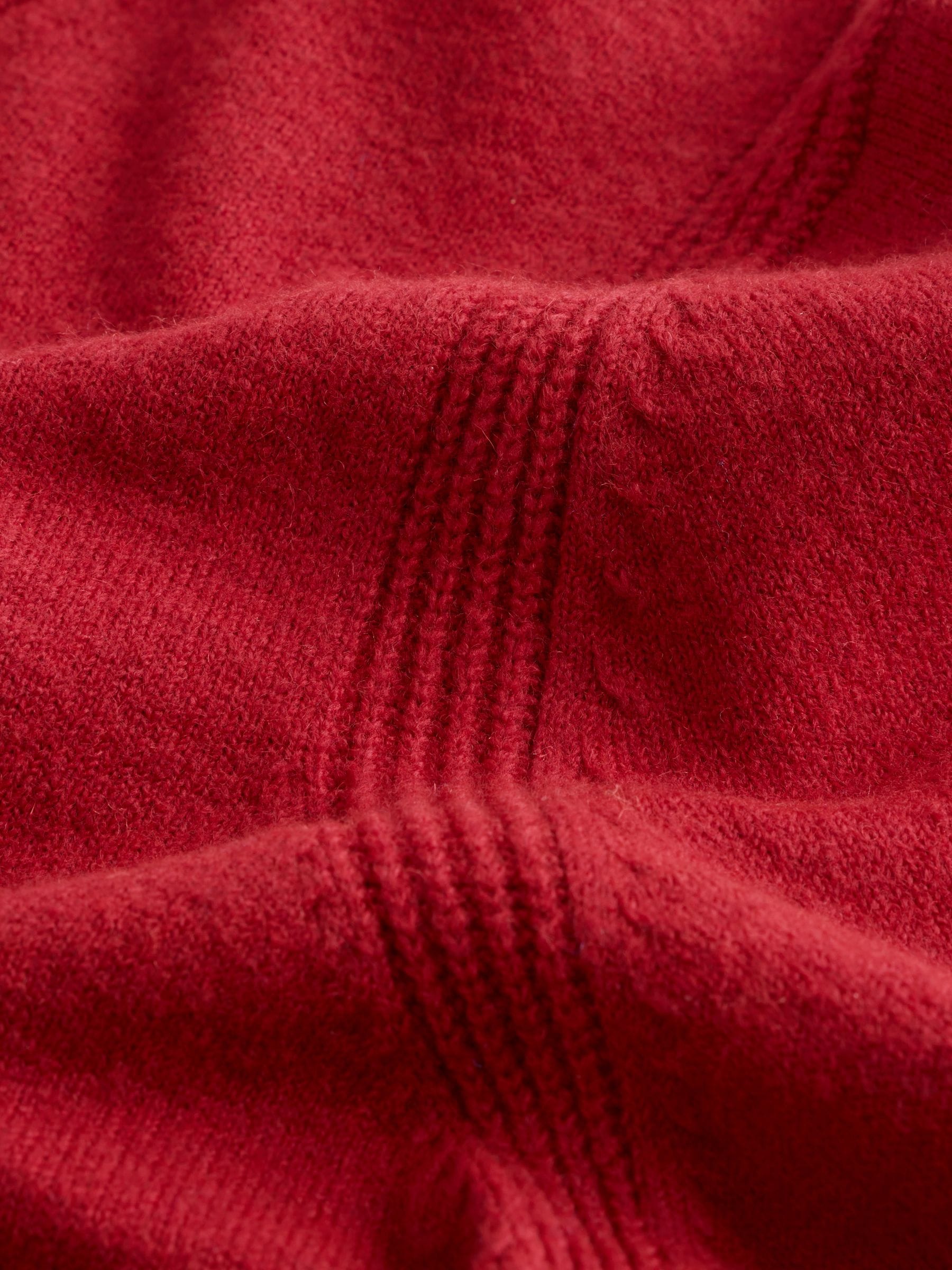 Supersoft V-Neck Long Sleeve Jumper - Red - Regular - SIP Still Life