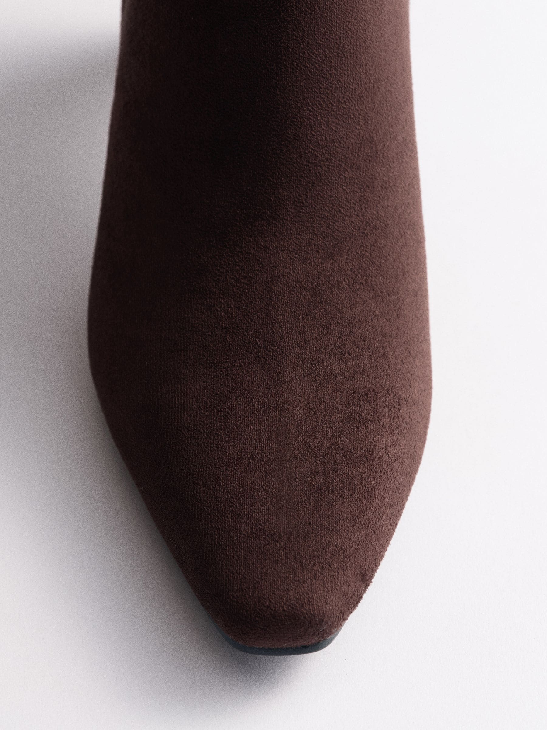 The Set Chisel Toe Heel Ankle Boots - Chocolate Brown - Regular - SIP Still Life