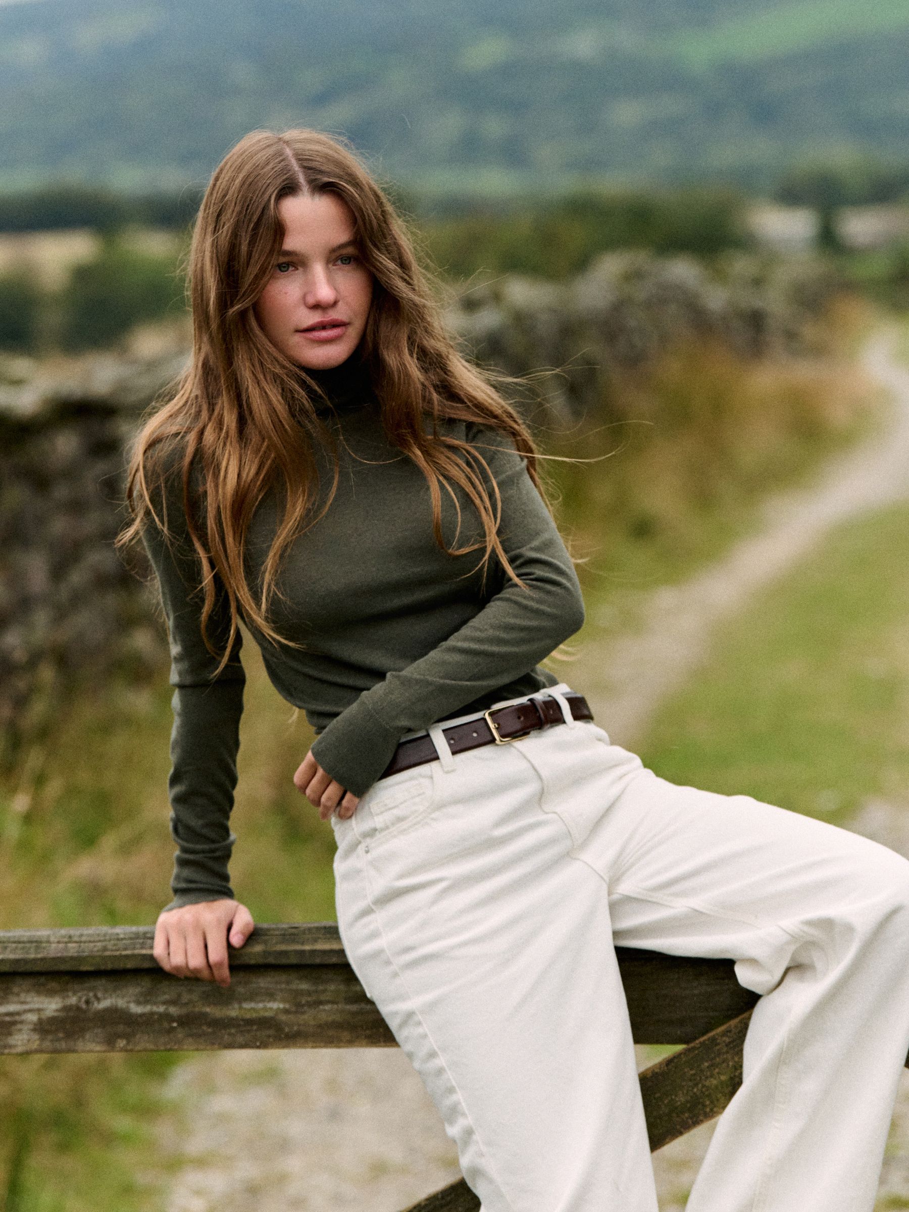The Set 4 Pack Roll Neck Jumpers With Wool - Forest Green Syrah/Red Ganache/Brown Goat/Beige - Regular - Location Worn