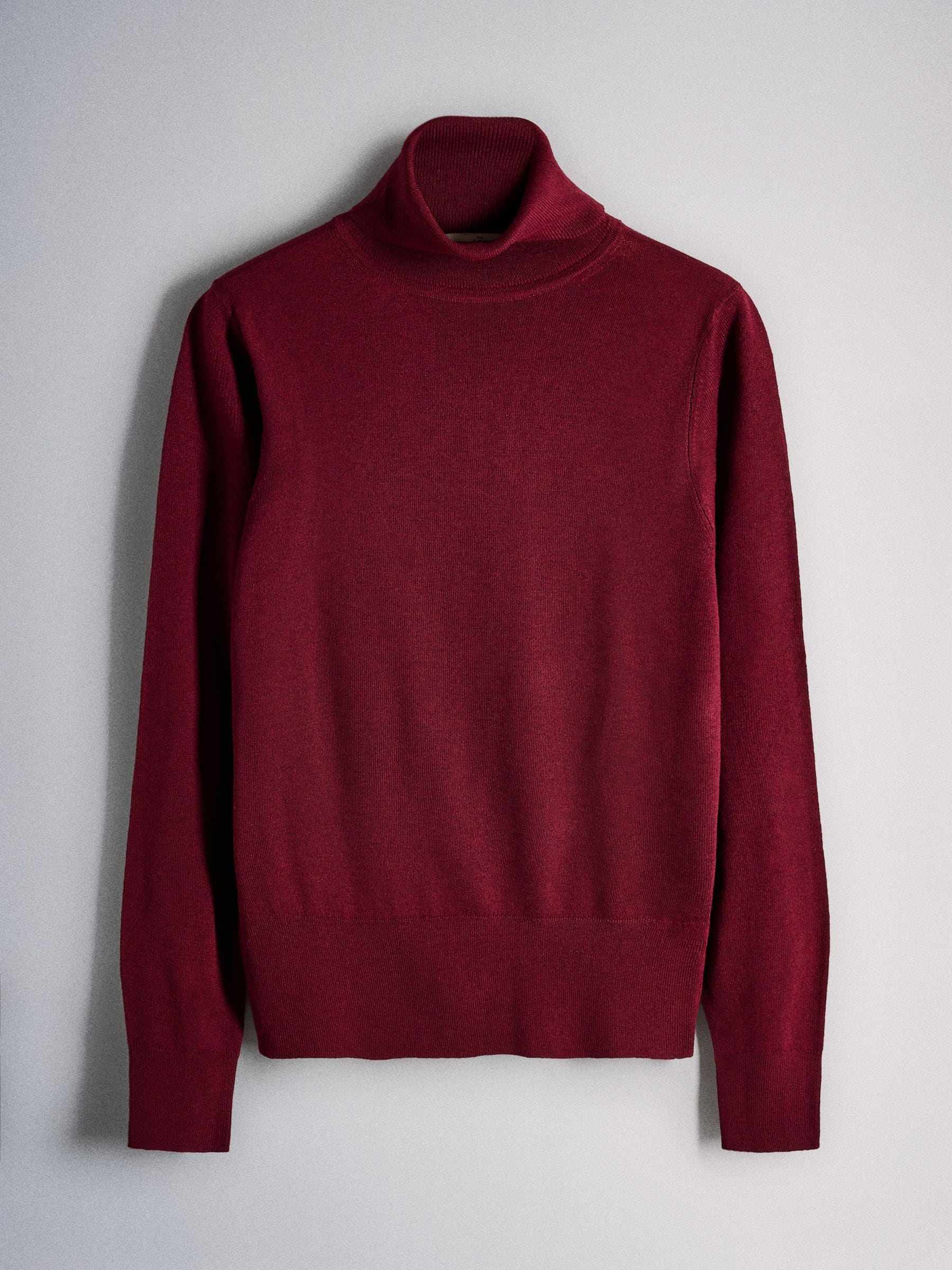 The Set 4 Pack Roll Neck Jumpers With Wool - Forest Green Syrah/Red Ganache/Brown Goat/Beige - Regular - SIP Still Life