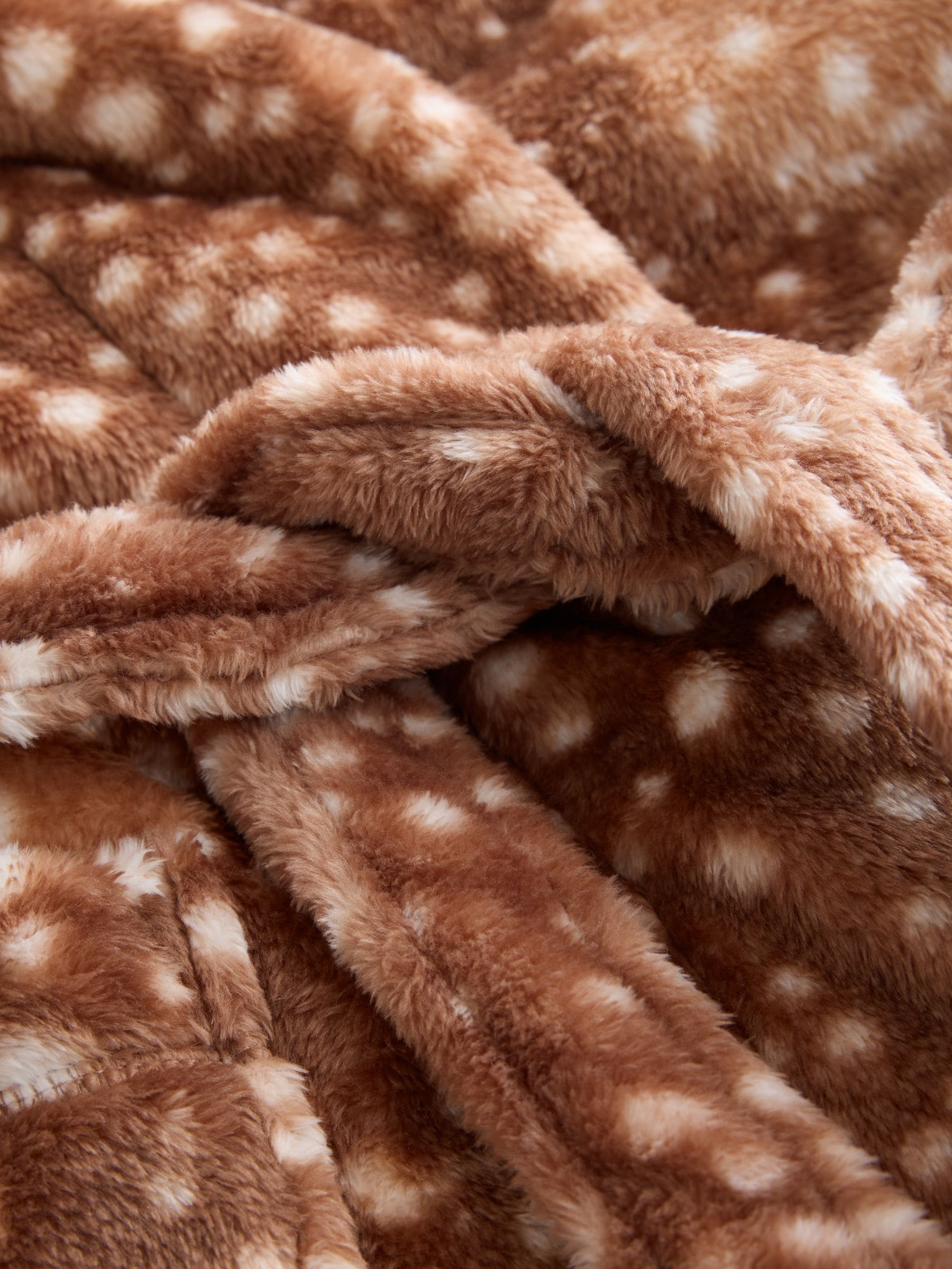 Snow Dressing Gown - Rust Brown Deer Print - Regular - SIP Still Life