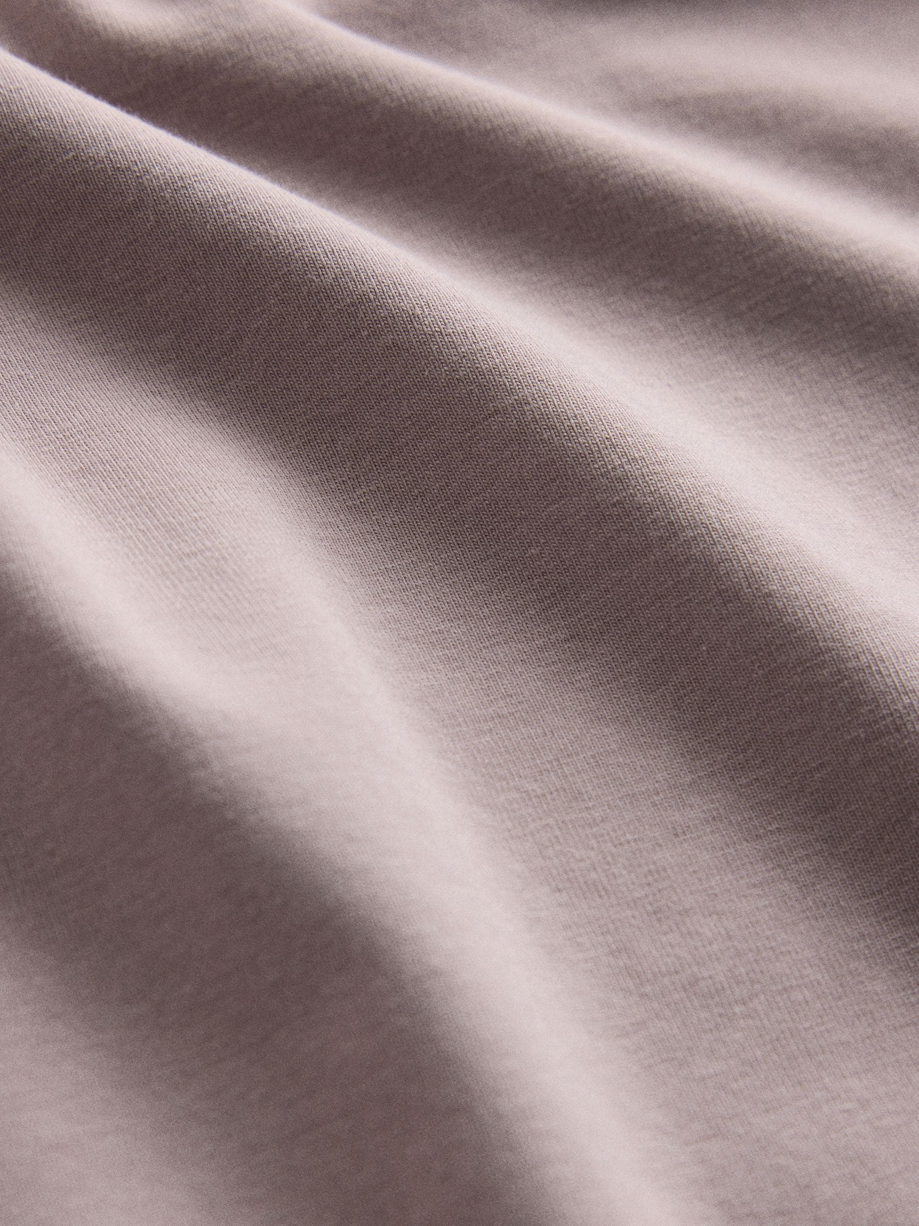The Set 5 Pack Skinny Fit Crew Neck Long Sleeve T-Shirts - Brown/Pink/Purple/Cream/White - Regular - SIP Still Life