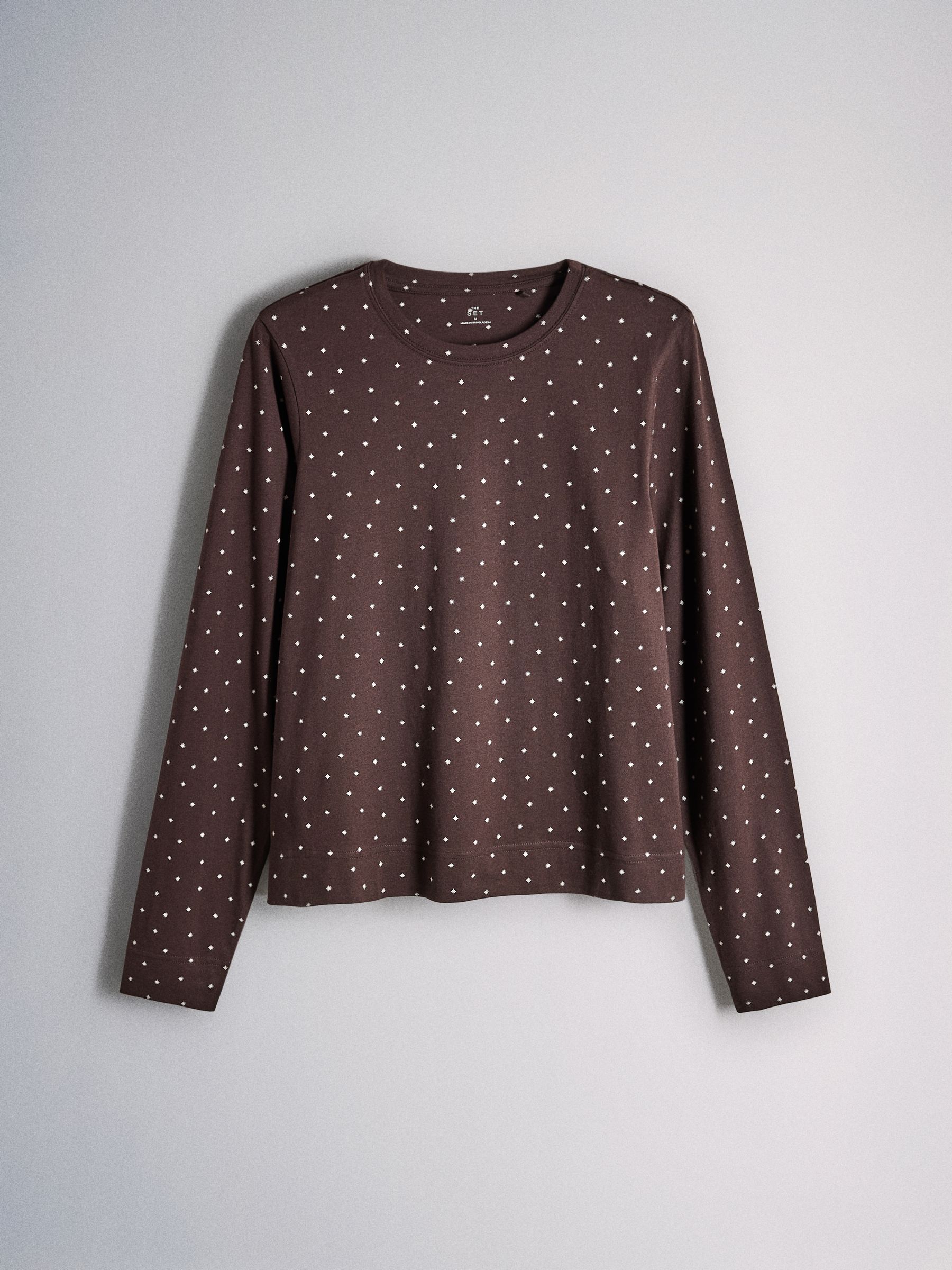 The Set 3 Pack Long Sleeve 100% Cotton Pyjamas - Burgundy Red/Purple/Sage Green - Regular - SIP Still Life