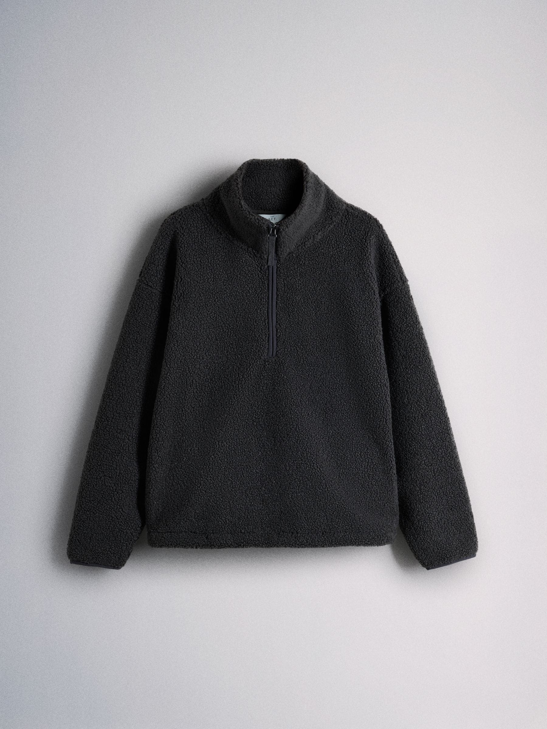 The Set 2 Pack Premium Quarter Zip Borg Sweaters - Burgundy Red / Ash Grey - Regular - SIP Still Life