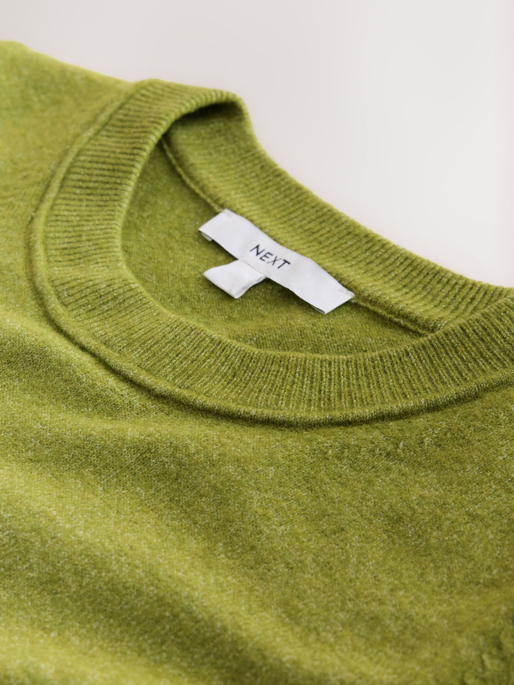 Supersoft Short Sleeve Knitted T-Shirt - Green - Regular - SIP Still Life