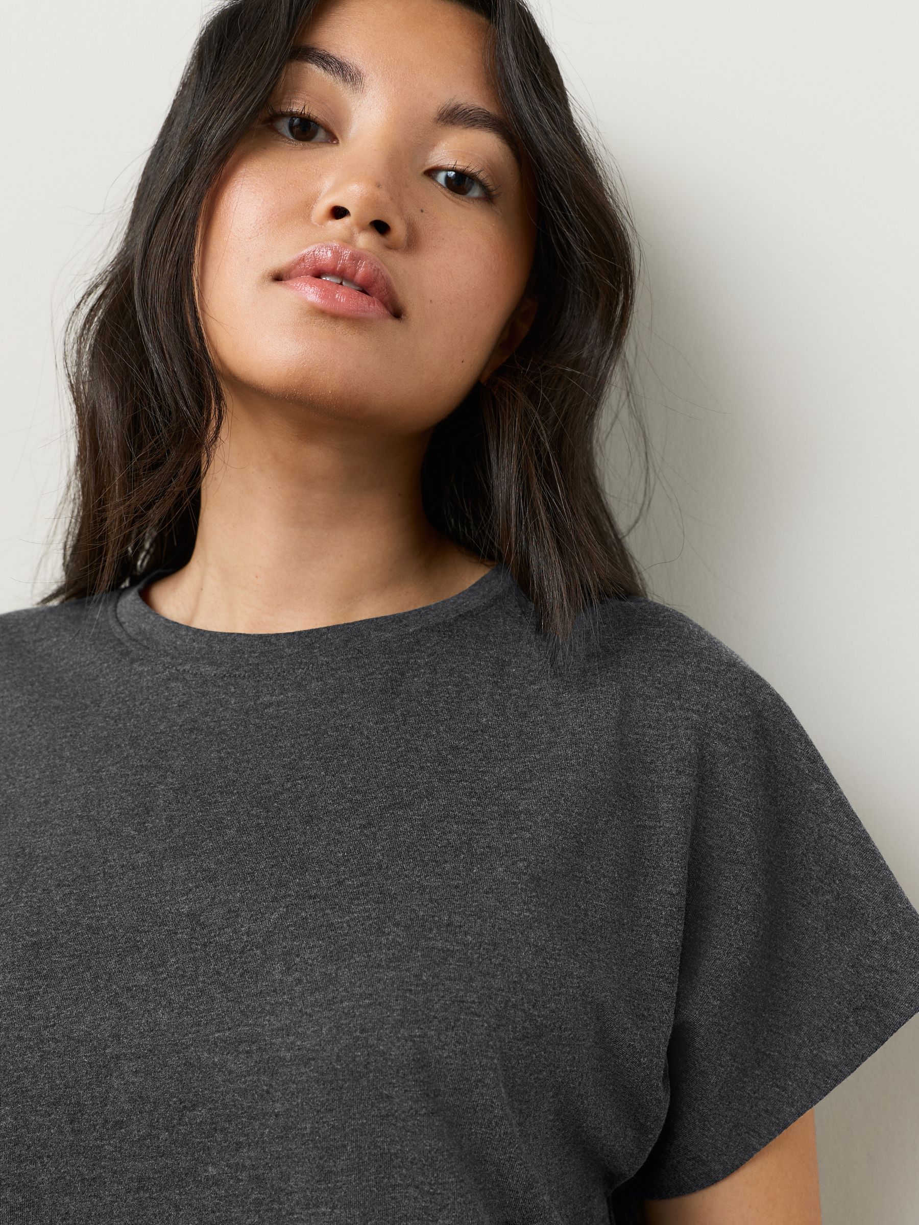 Short Sleeve Pyjamas - Charcoal Leopard - Regular - SIP Worn