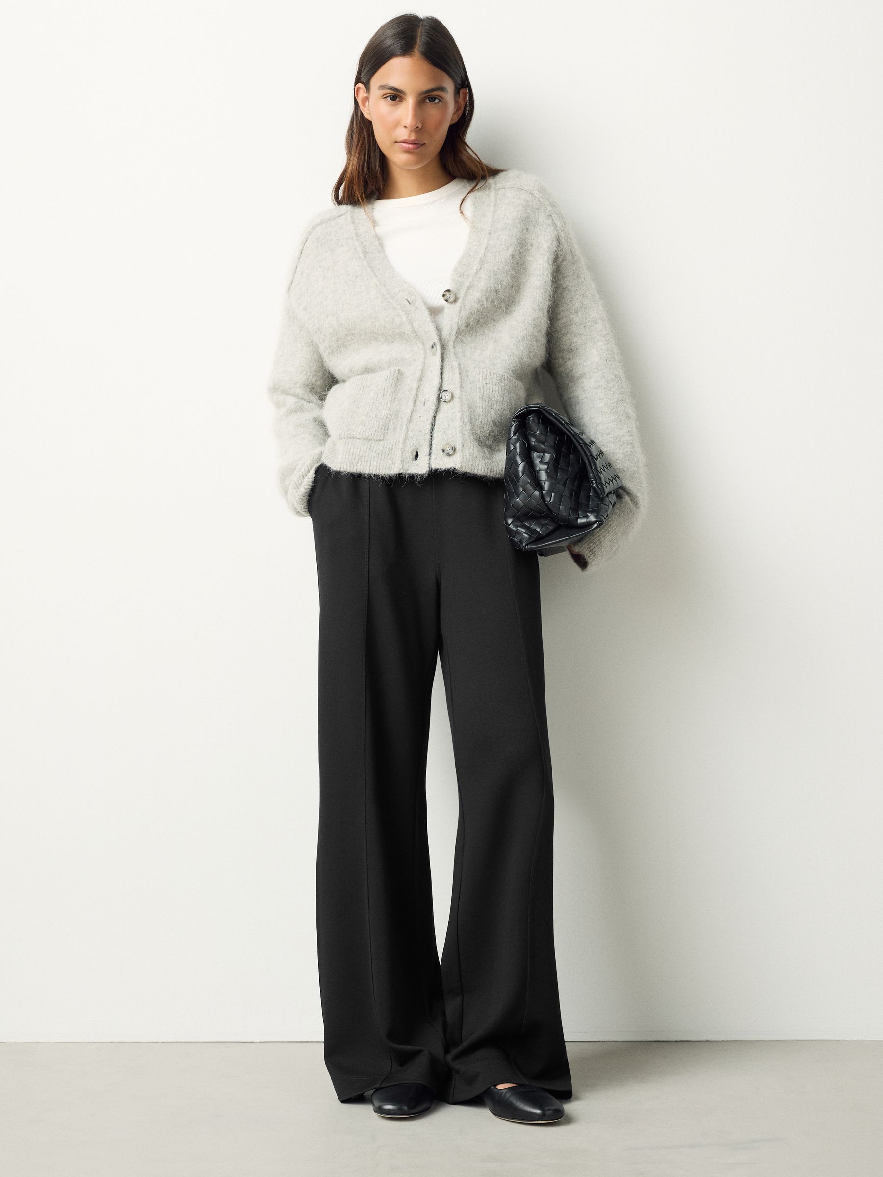 Wide Leg Joggers - Black - Reg/Long - SIP Worn