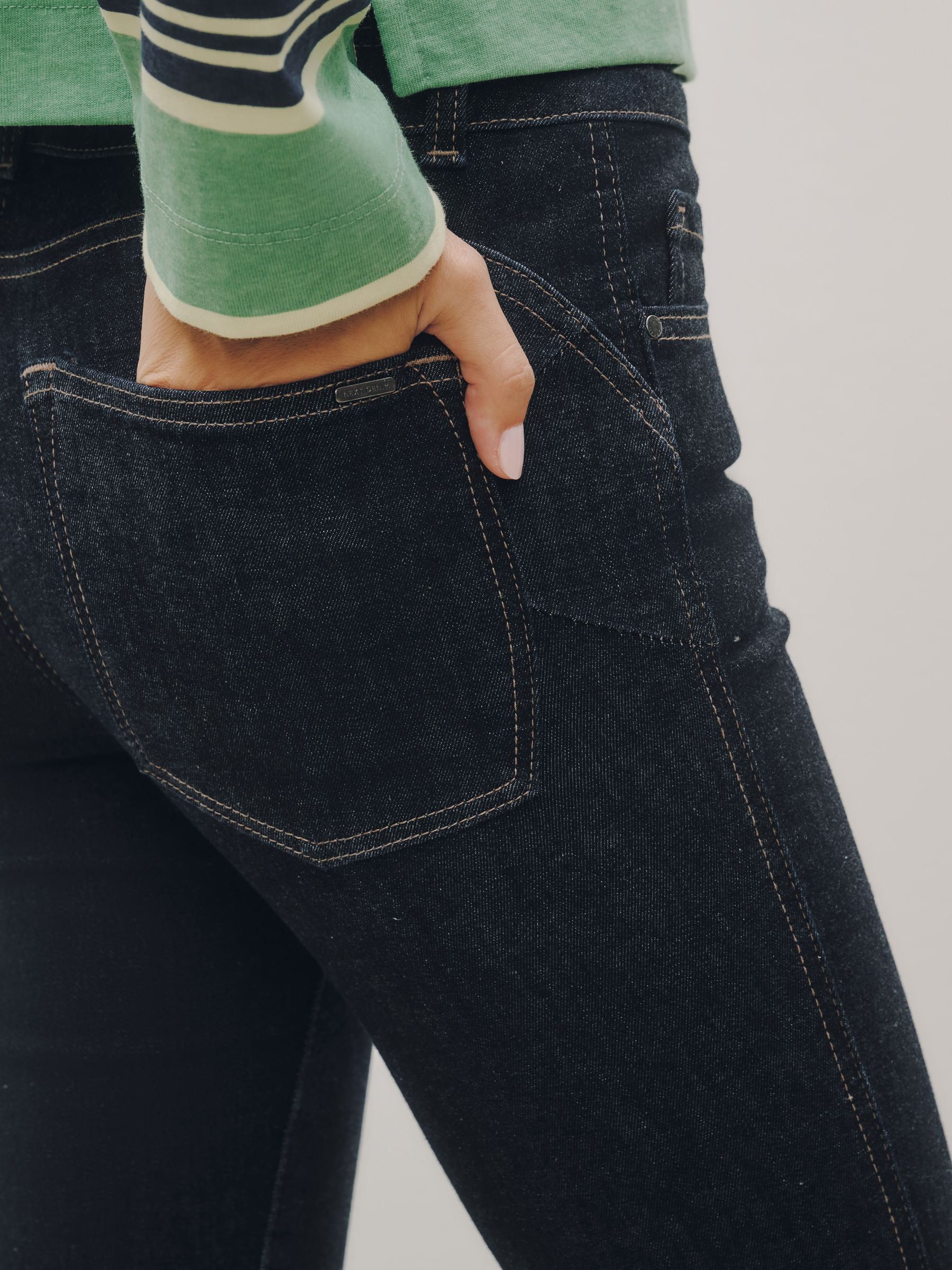 Lift Slim and Shape Skinny Jeans - Indigo Rinse Blue - Regular - SIP Worn