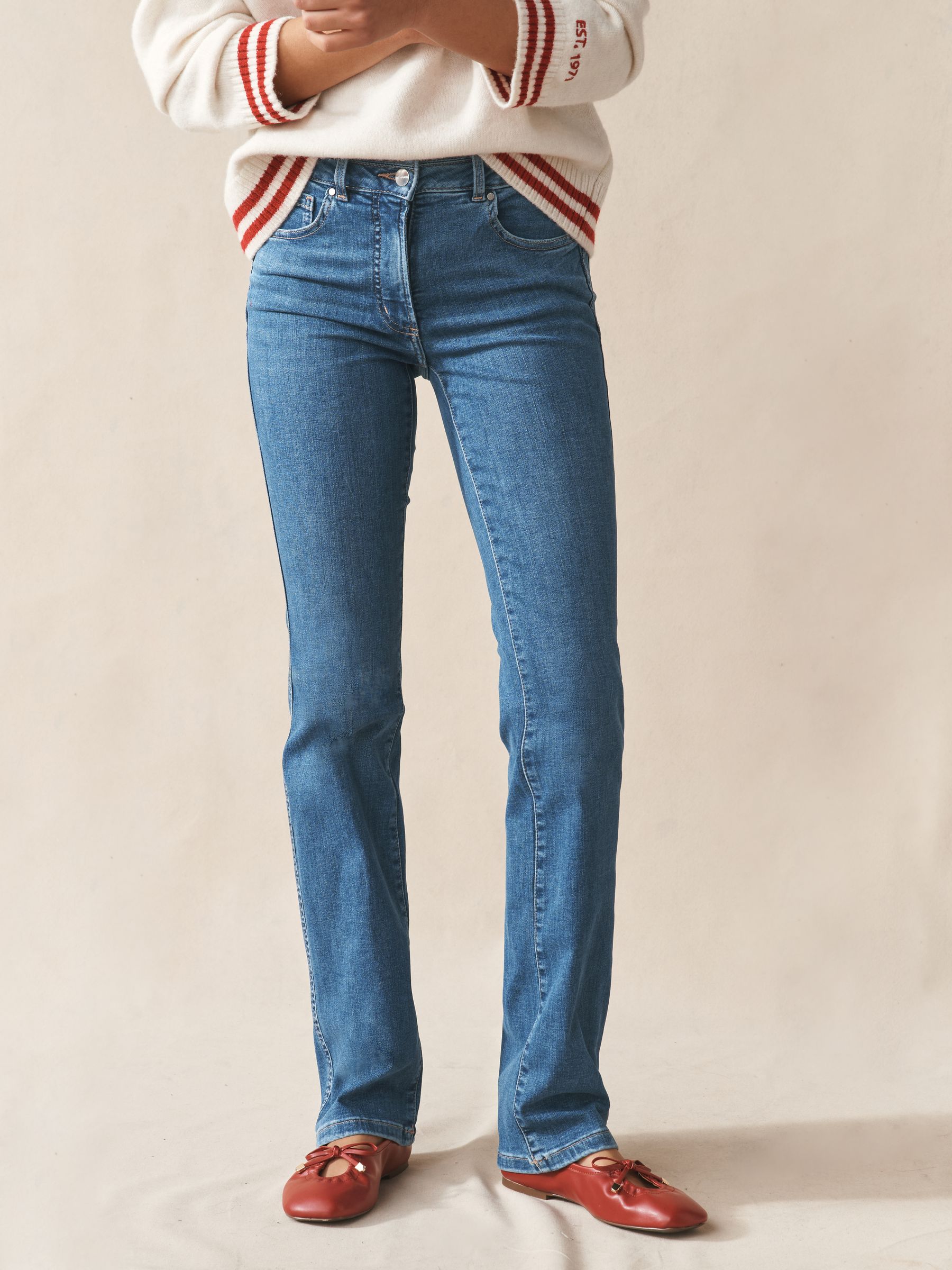 Lift Slim and Shape Bootcut Jeans - Blue - Regular - SIP Worn