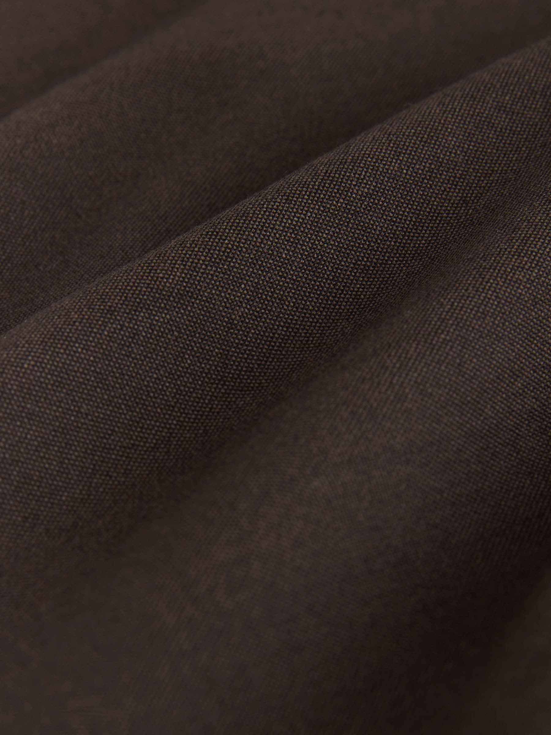 Tailored Bootcut Trousers With Wool - Chocolate Brown - Regular - SIP Still Life