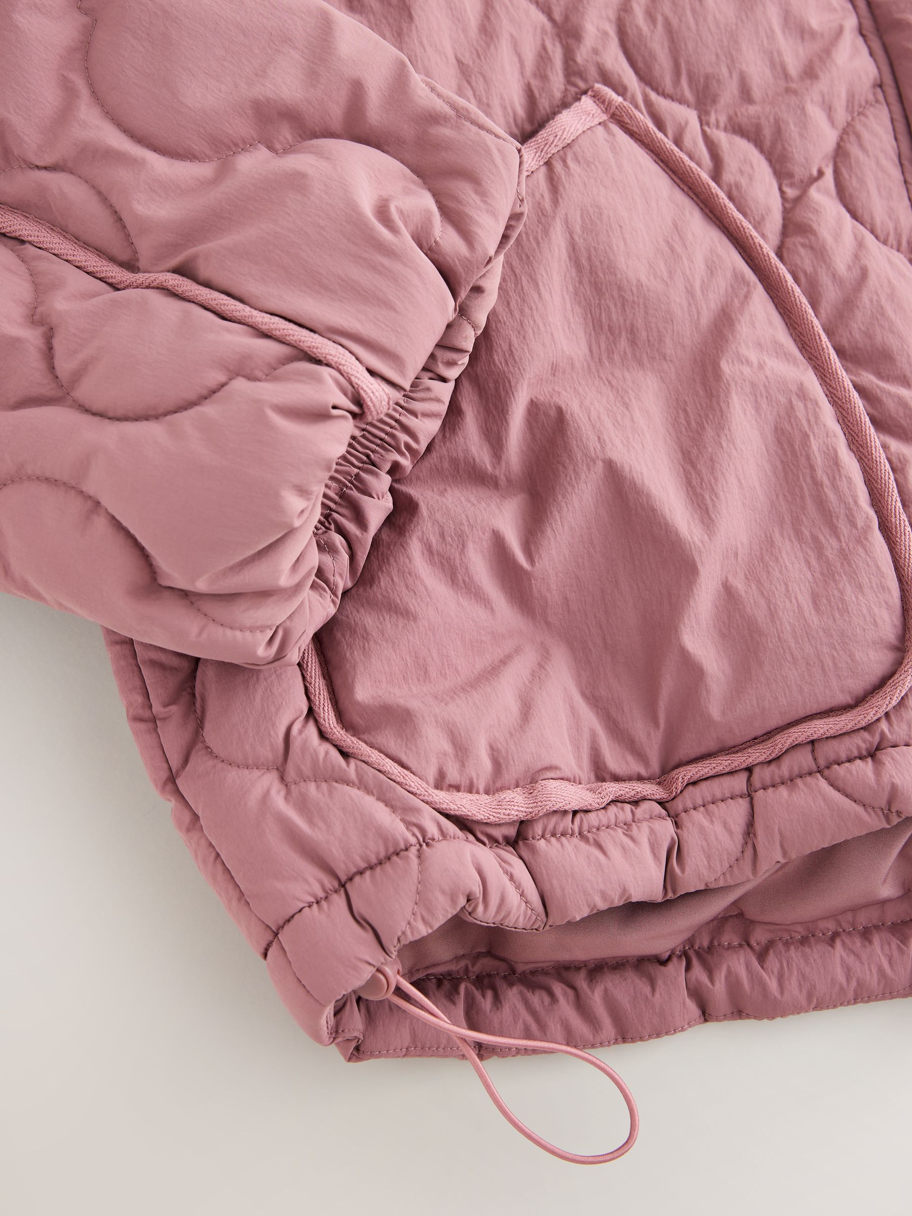Shower Resistant Lightweight Quilted Jacket - Pink - Regular - SIP Still Life