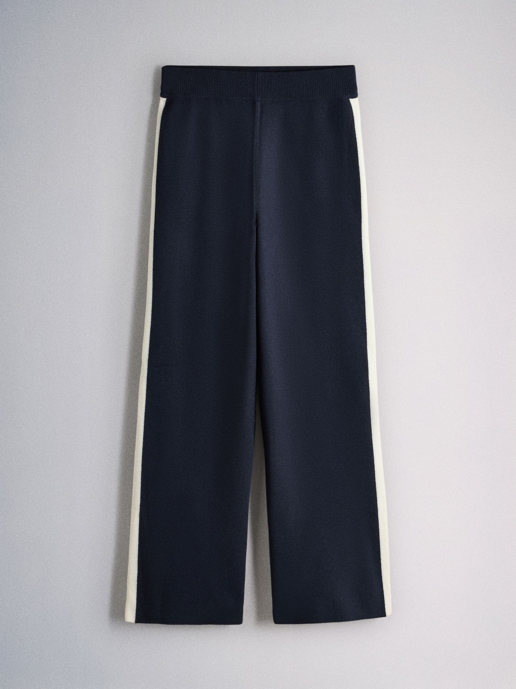 The Set Jumper and Joggers Co-Ord Set With Side Stripe Tipping - Navy Blue - Regular - SIP Still Life