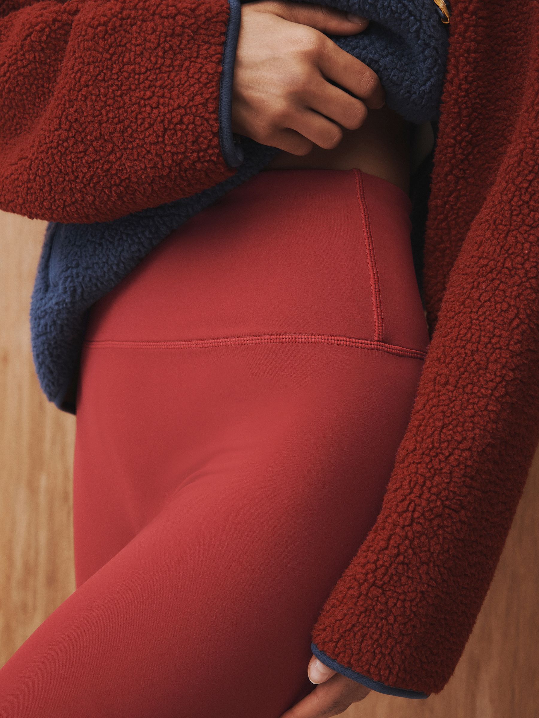 Active Power Sports Leggings - Red - Reg/Long - Location Worn