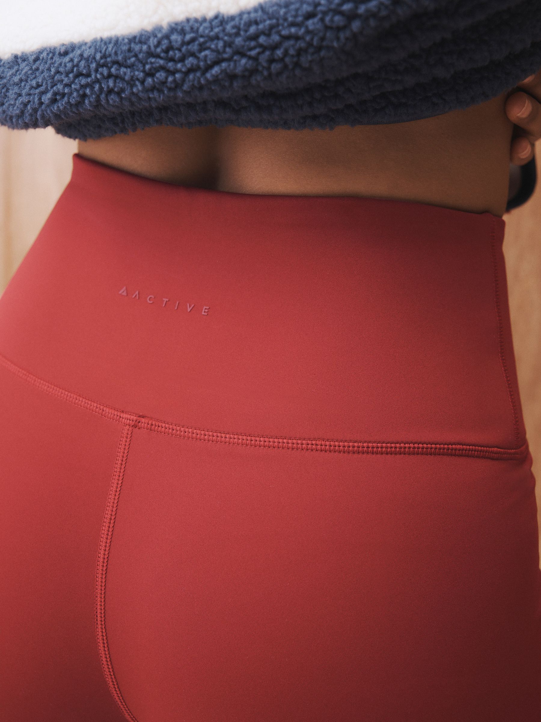 Active Power Sports Leggings - Red - Reg/Long - Location Worn