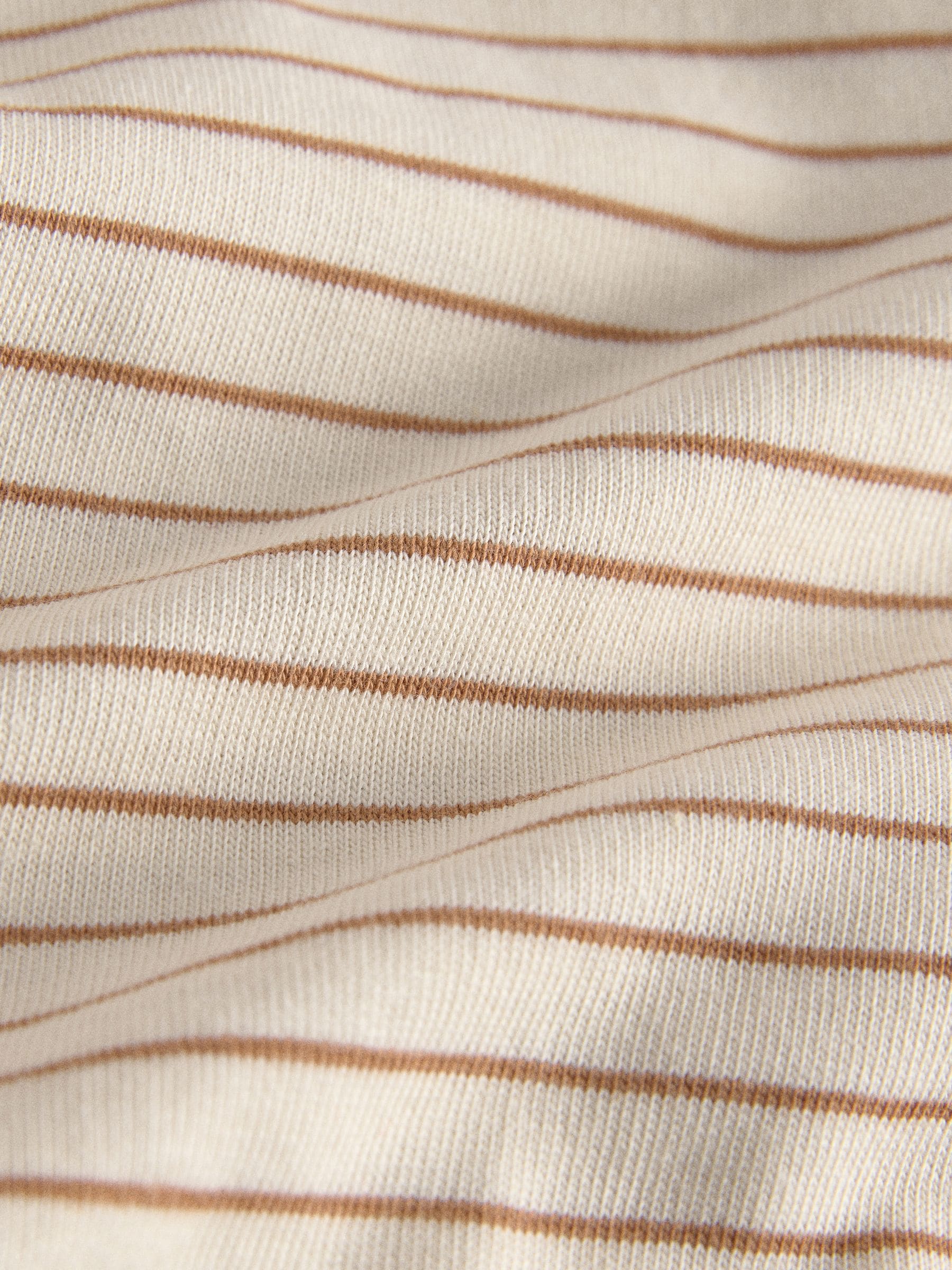 The Set 5 Pack Heavyweight Relaxed Short Sleeve T-Shirts - Navy/Brown/Stripe/White - Regular - SIP Still Life