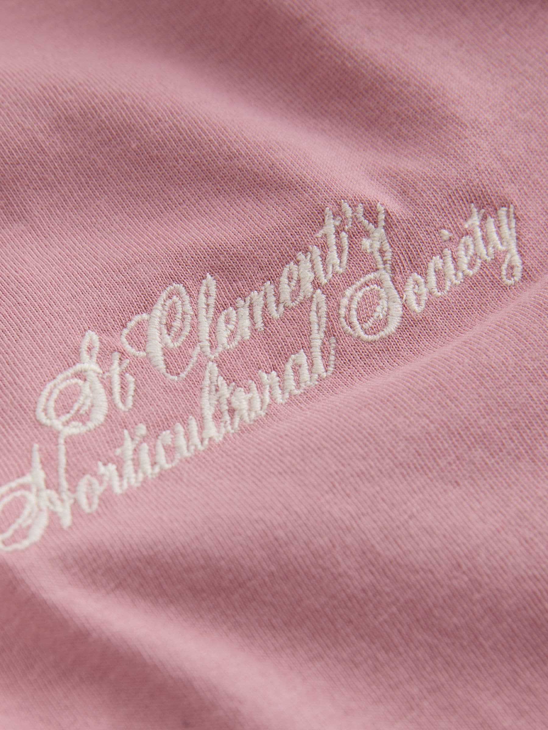 Long Sleeve Crew Neck T-Shirt - Pink - Regular - SIP Still Life