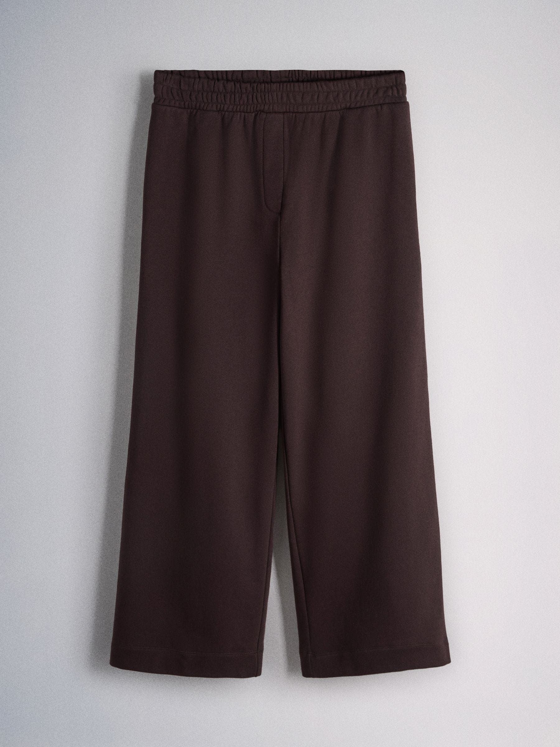The Set Funnel Neck Sweat with Straight Leg Joggers Co-Ord Set - Brown - Regular - SIP Still Life