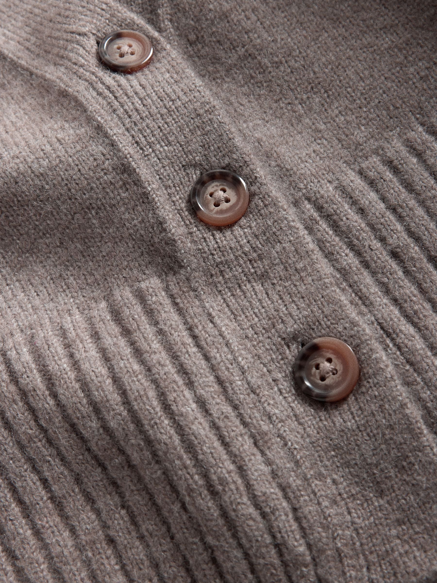 The Set Wool Blend Coord Cardigan & Legging Set - Mink Marl/Brown - Regular - SIP Still Life