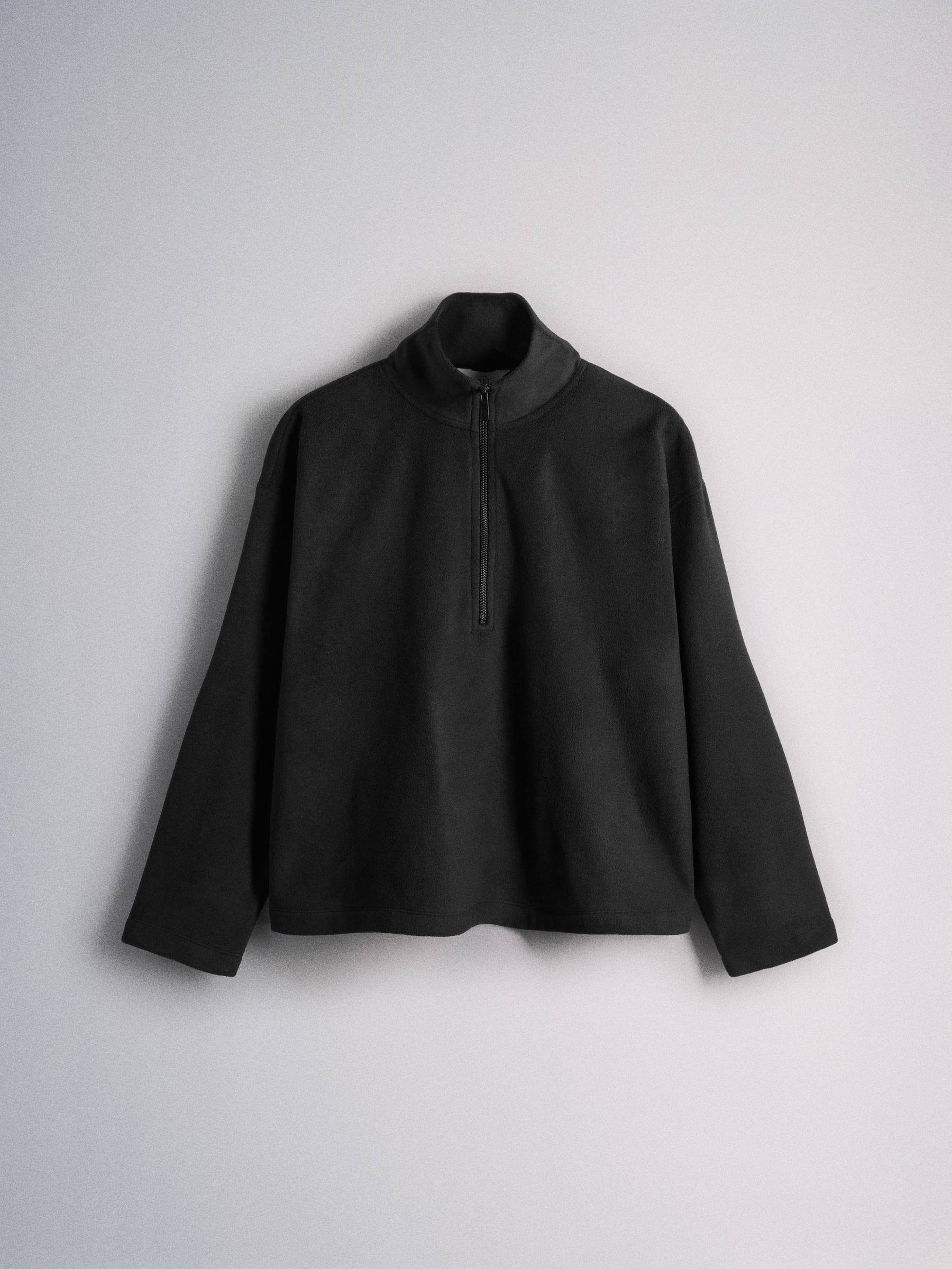 The Set 3 Pack Quarter Zip Micro Fleeces - Black/Stone/Cream - Regular - SIP Still Life