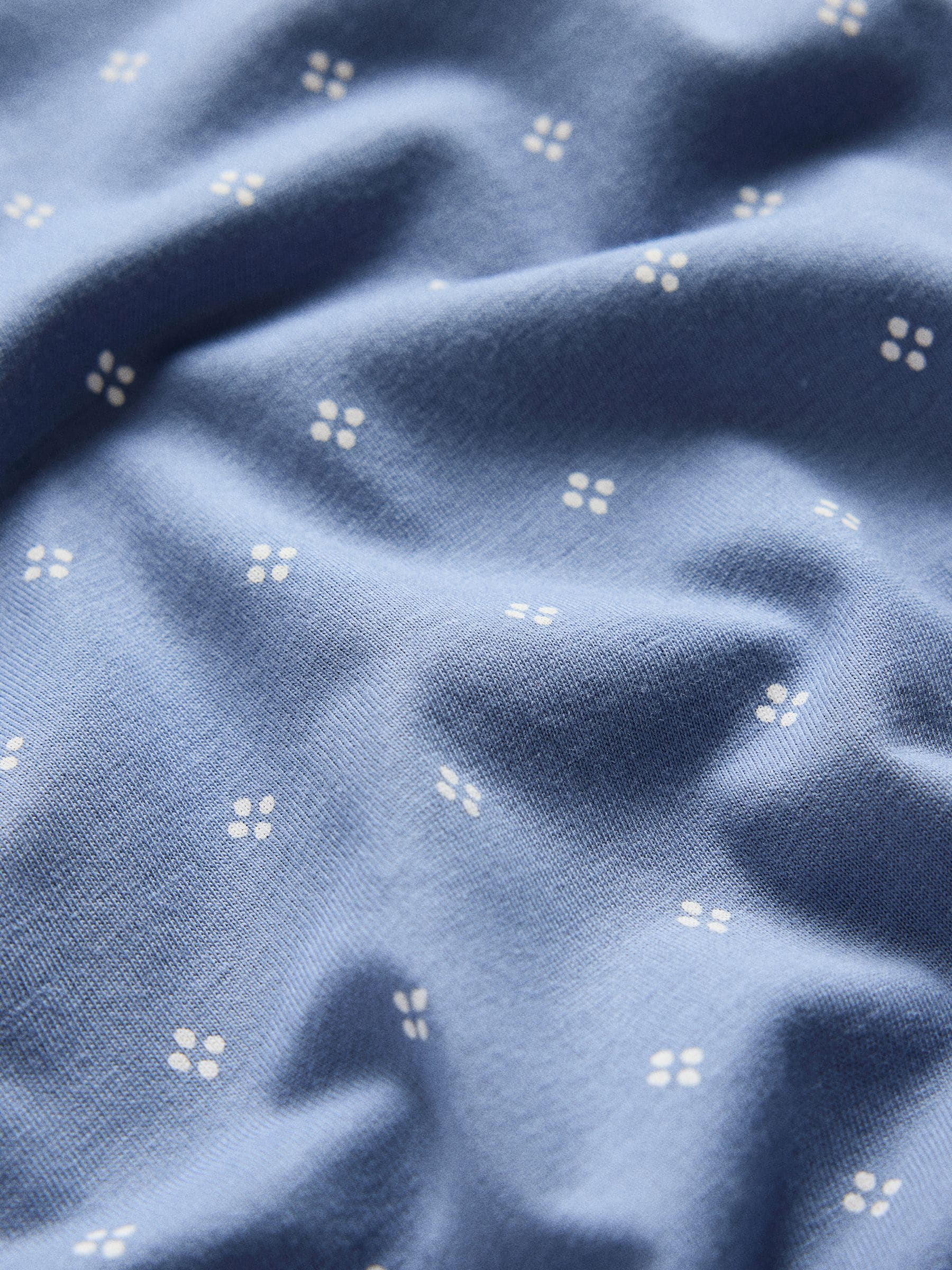 The Set 3 Pack Long Sleeve 100% Cotton Pyjamas - Blue/Light Taupe/Blue Star Print - Regular - SIP Still Life