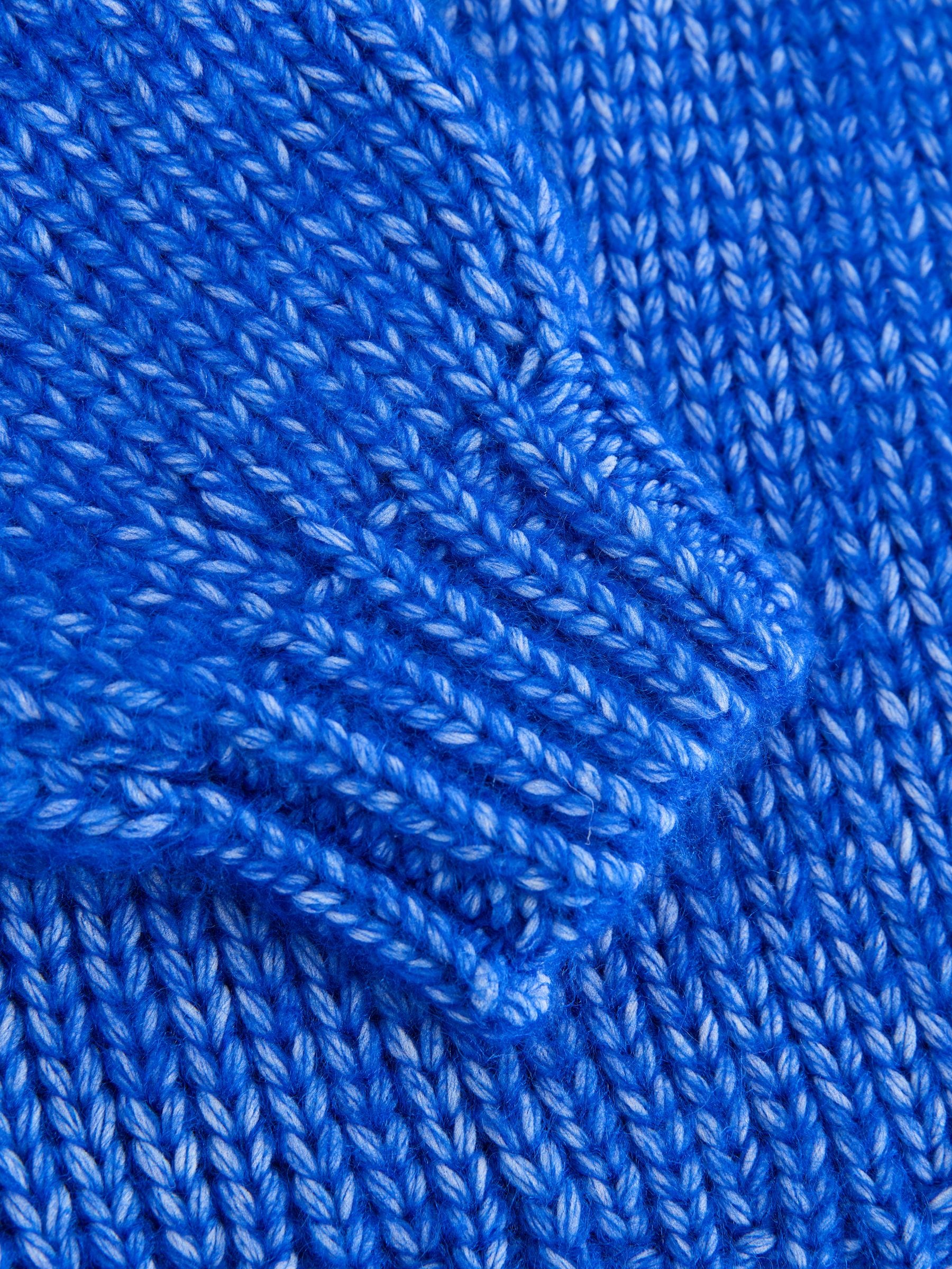 Soft Touch Chunky Knit Open Cardigan - Cobalt Blue Crochet Dogs - Regular - SIP Still Life