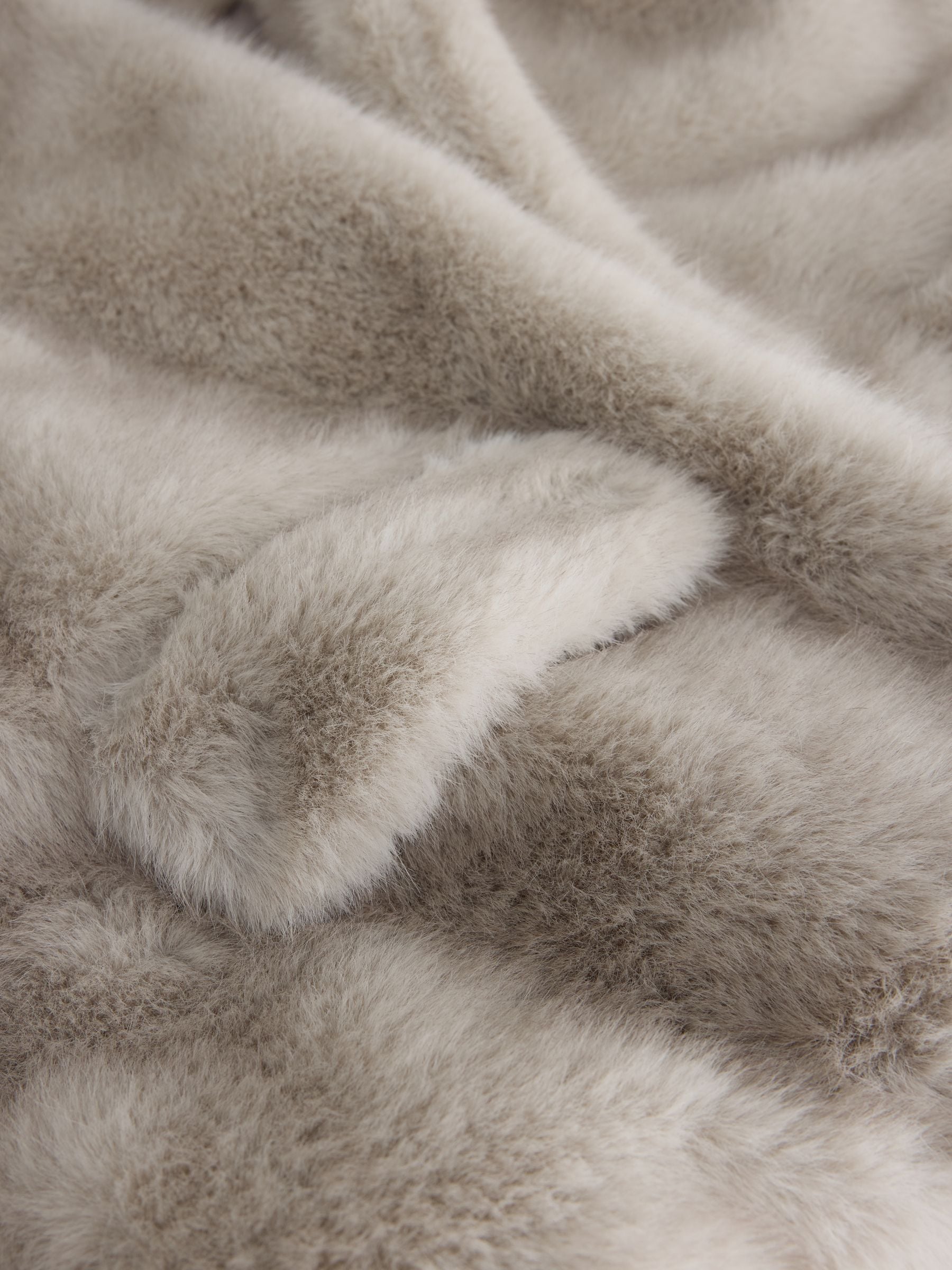 Faux Fur Gilet Cover-Up - Grey - Regular - SIP Still Life