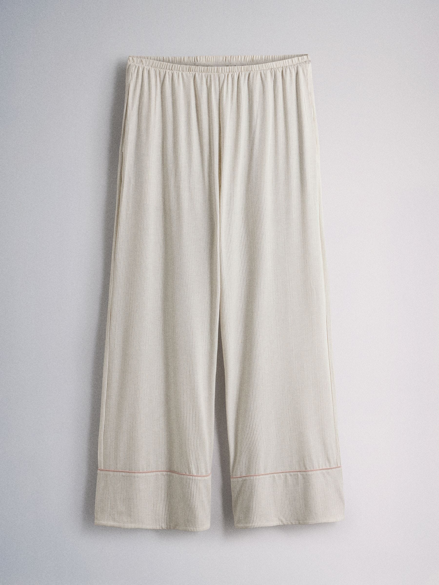 The Set 2 Pack Viscose Blend Button Through Long Pyjamas - Pink / Stripe - Regular - SIP Still Life