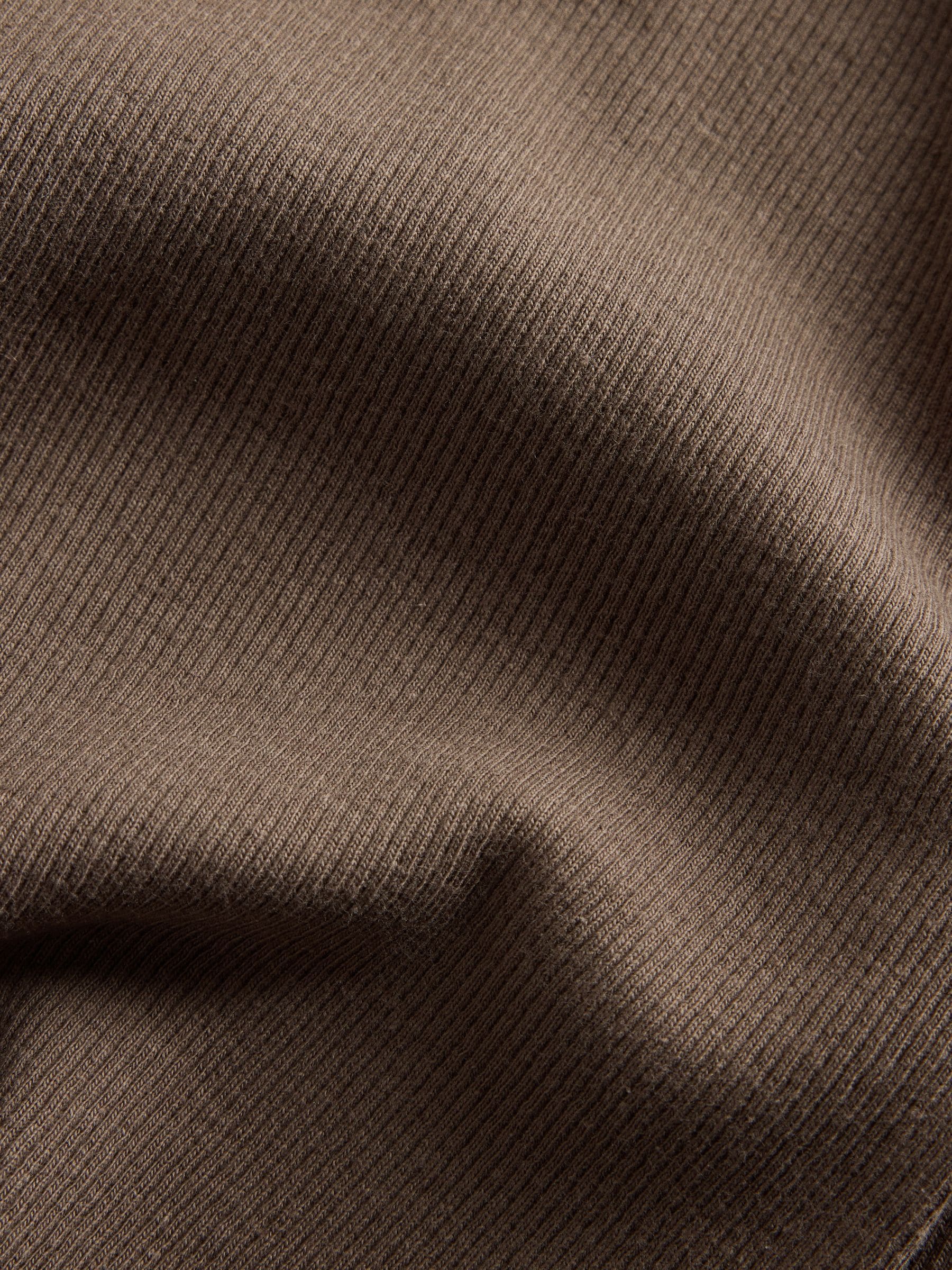 The Set 3 Pack Long Sleeve Button Through Rib T-Shirt - Brown/Black/Ecru - Regular - SIP Still Life
