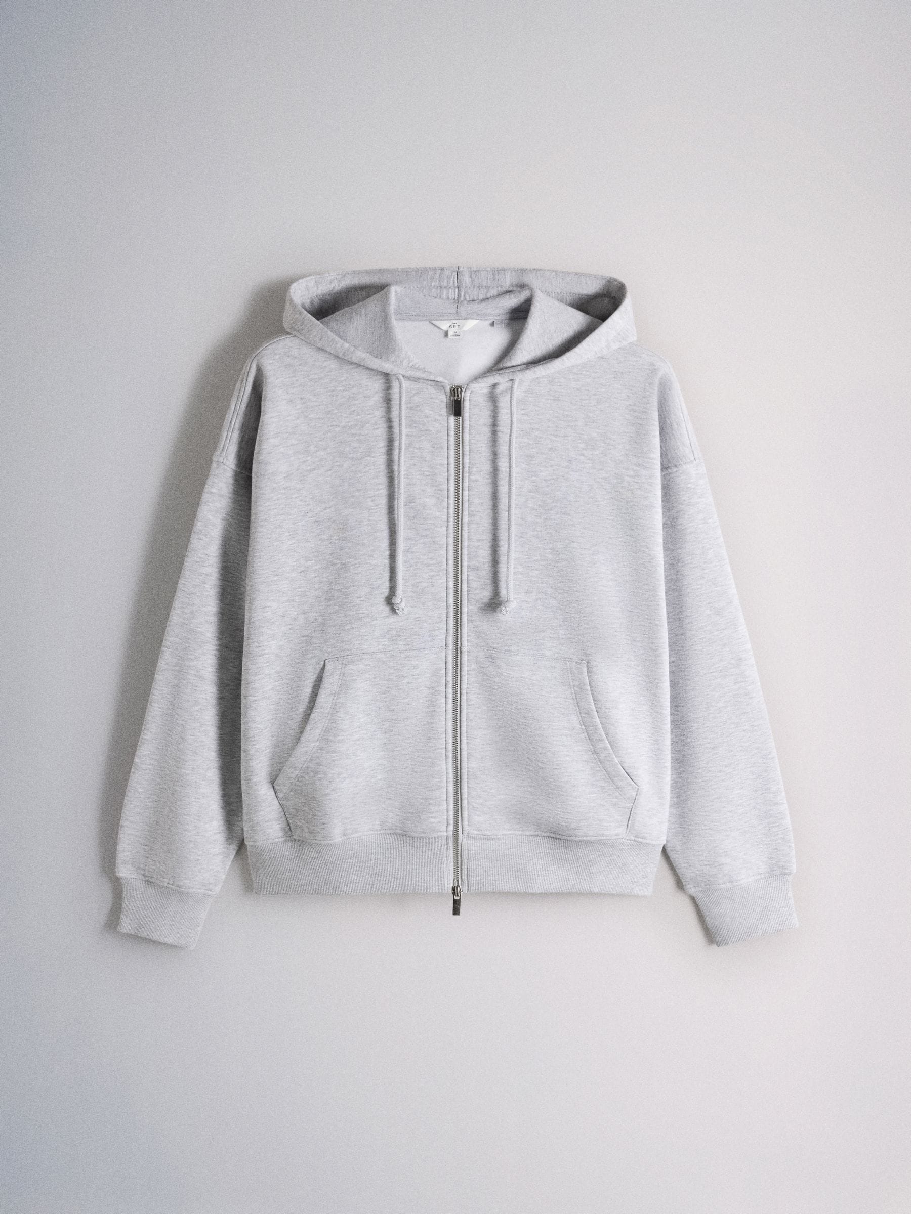 The Set 2 Pack Zip Through Hoodies - Black/Grey Marl - Regular - SIP Still Life