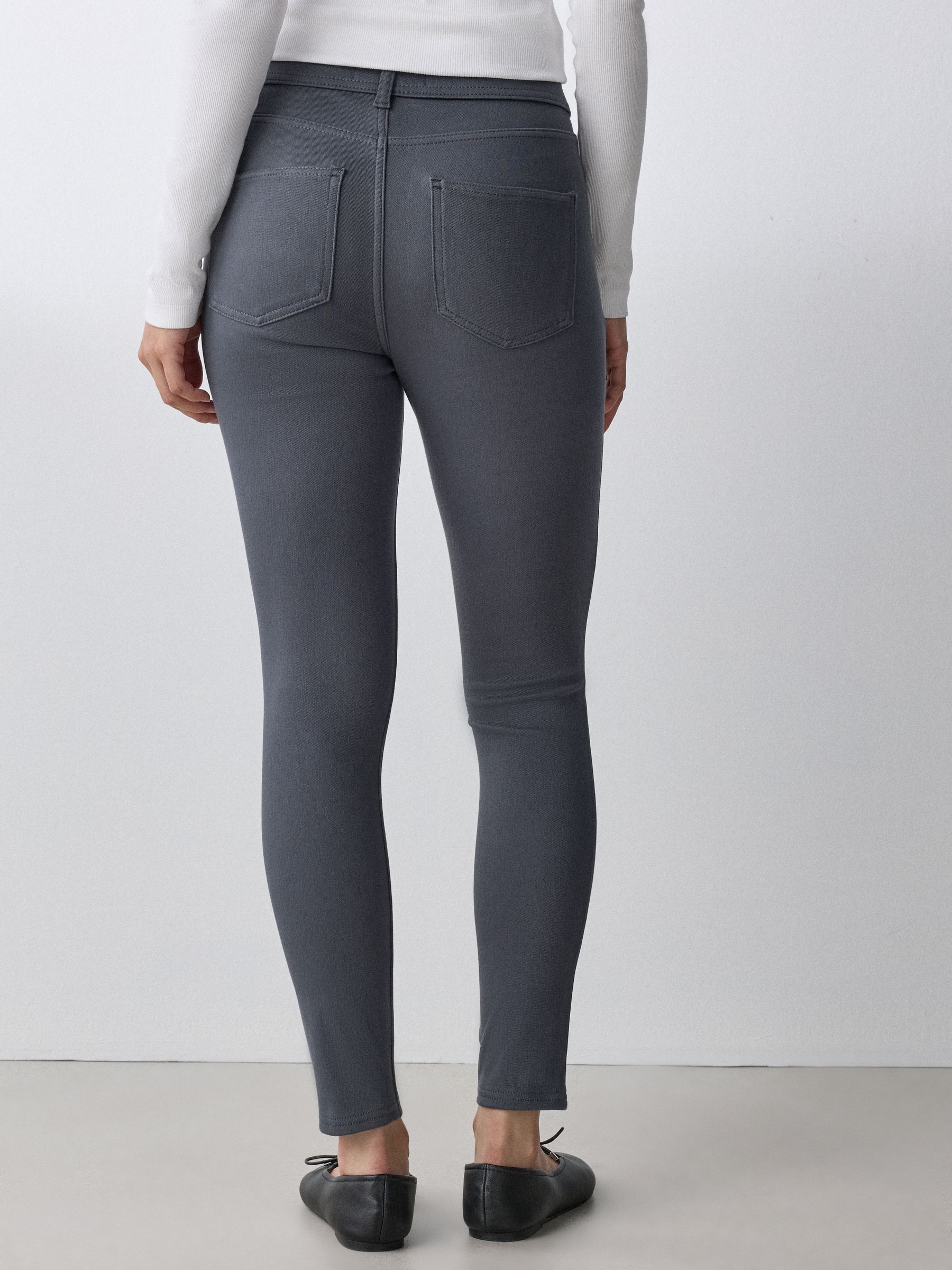 Jersey Denim Leggings - Grey - Regular - SIP Worn