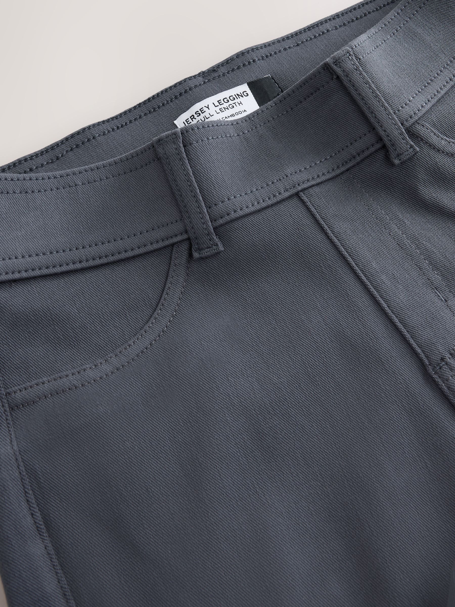 Jersey Denim Leggings - Grey - Regular - SIP Still Life