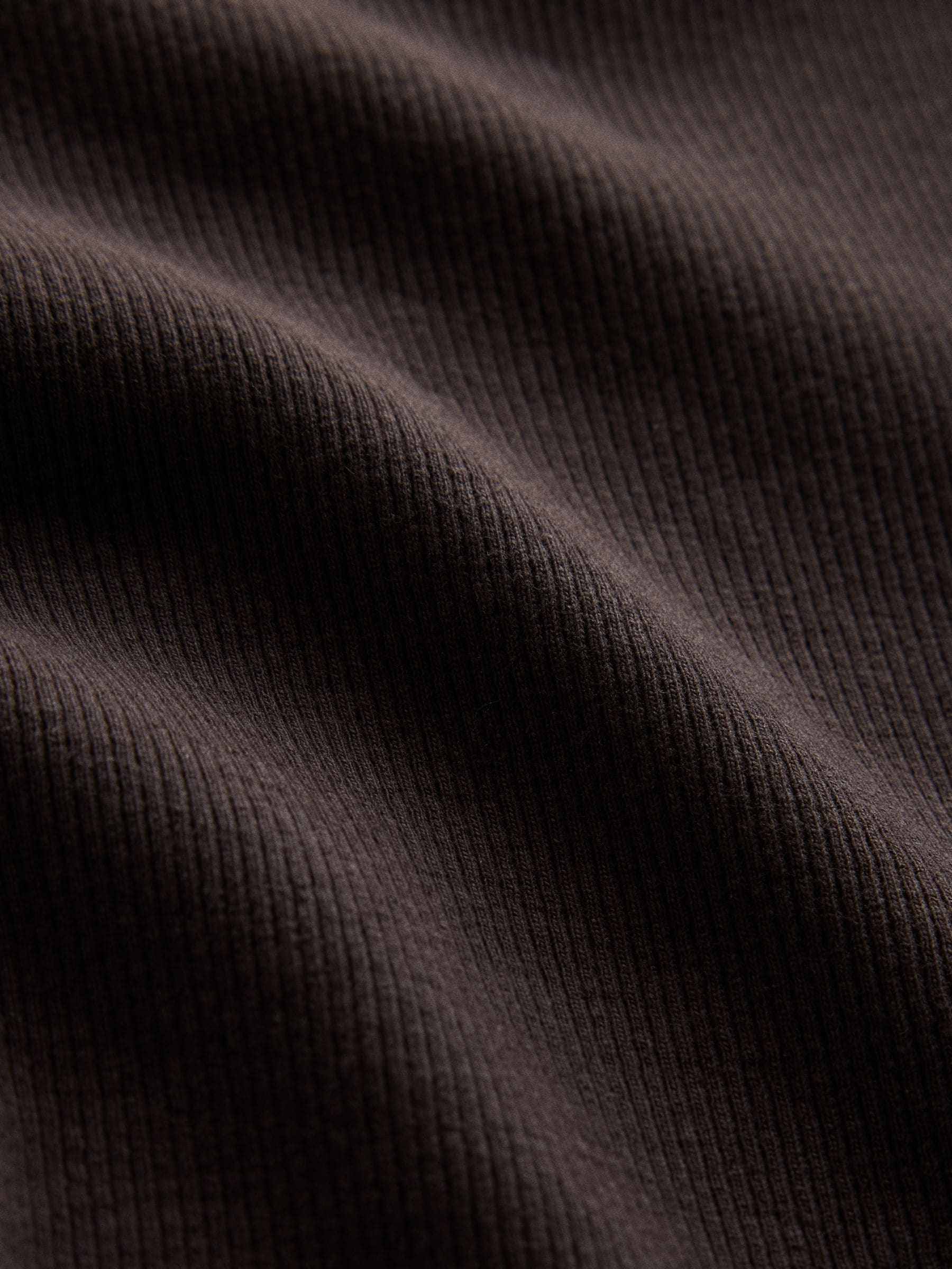 The Set 3 Pack V-Neck Long Sleeve Ribbed T-Shirts - Brown/Neutra/White - Regular - SIP Still Life