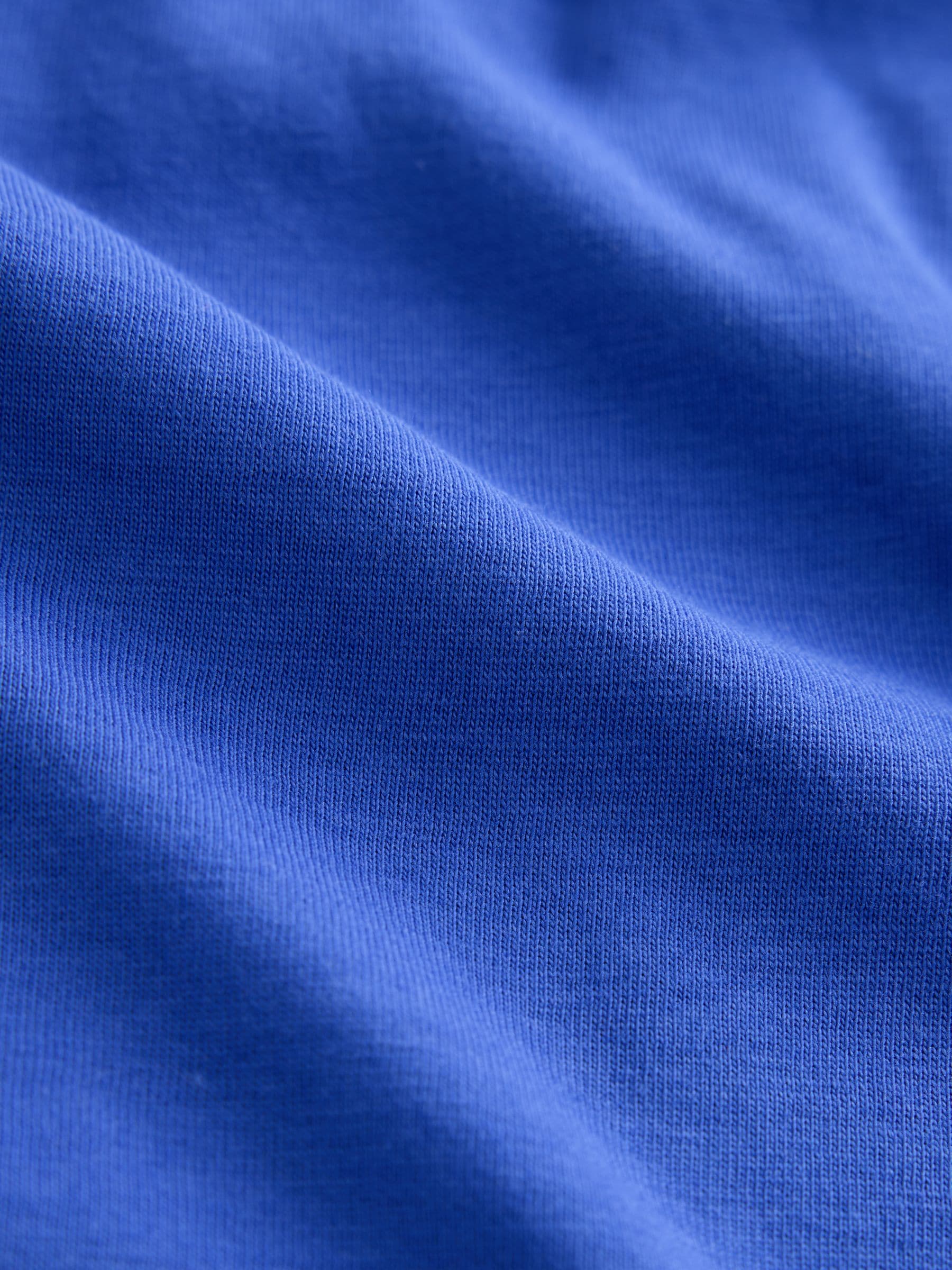 Long Sleeve Crew Neck T-Shirt - Cobalt Blue - Regular - SIP Still Life