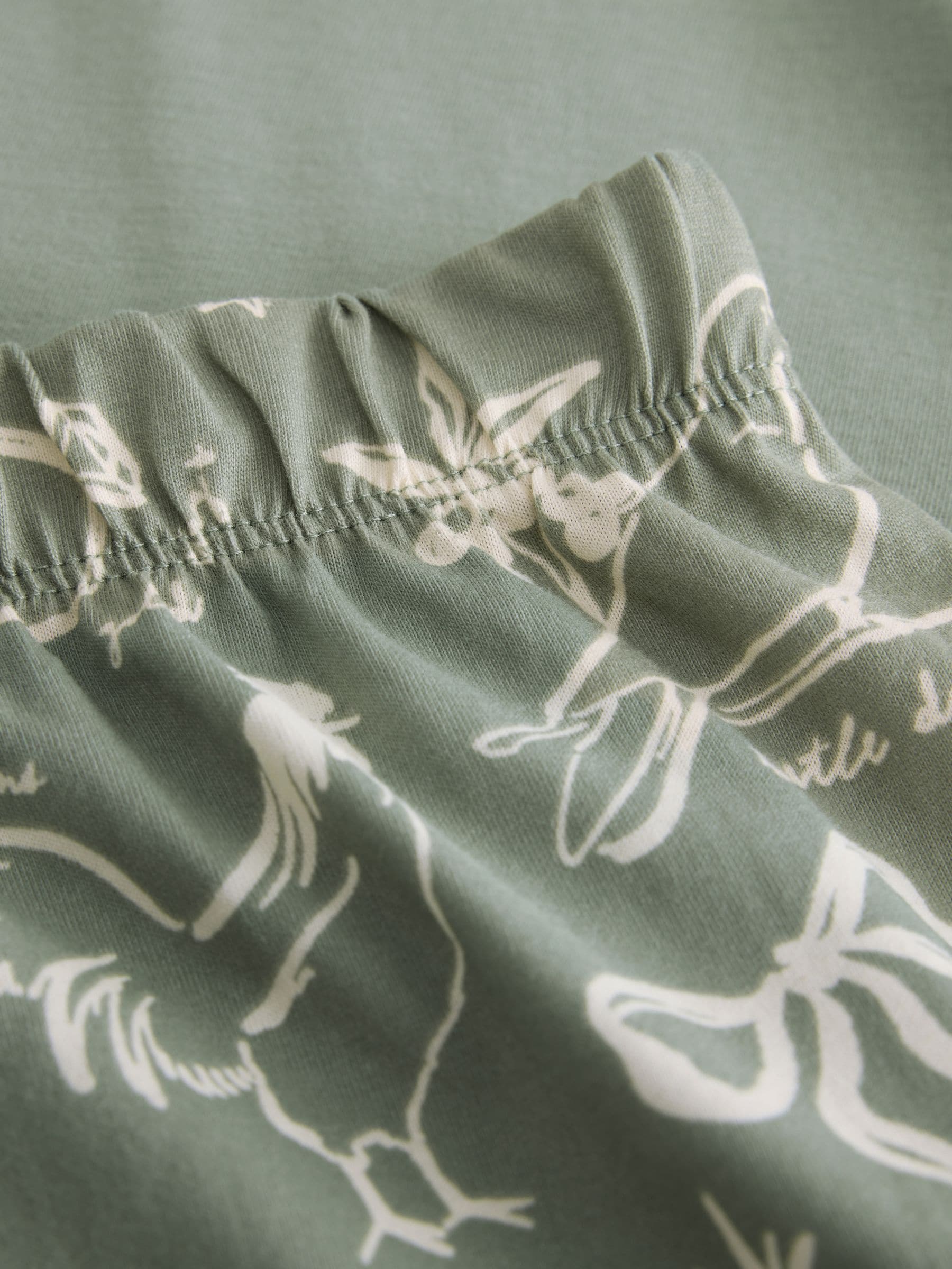 Short Sleeve Pyjamas - Sage Green 12 Days of Christmas - Regular - SIP Still Life