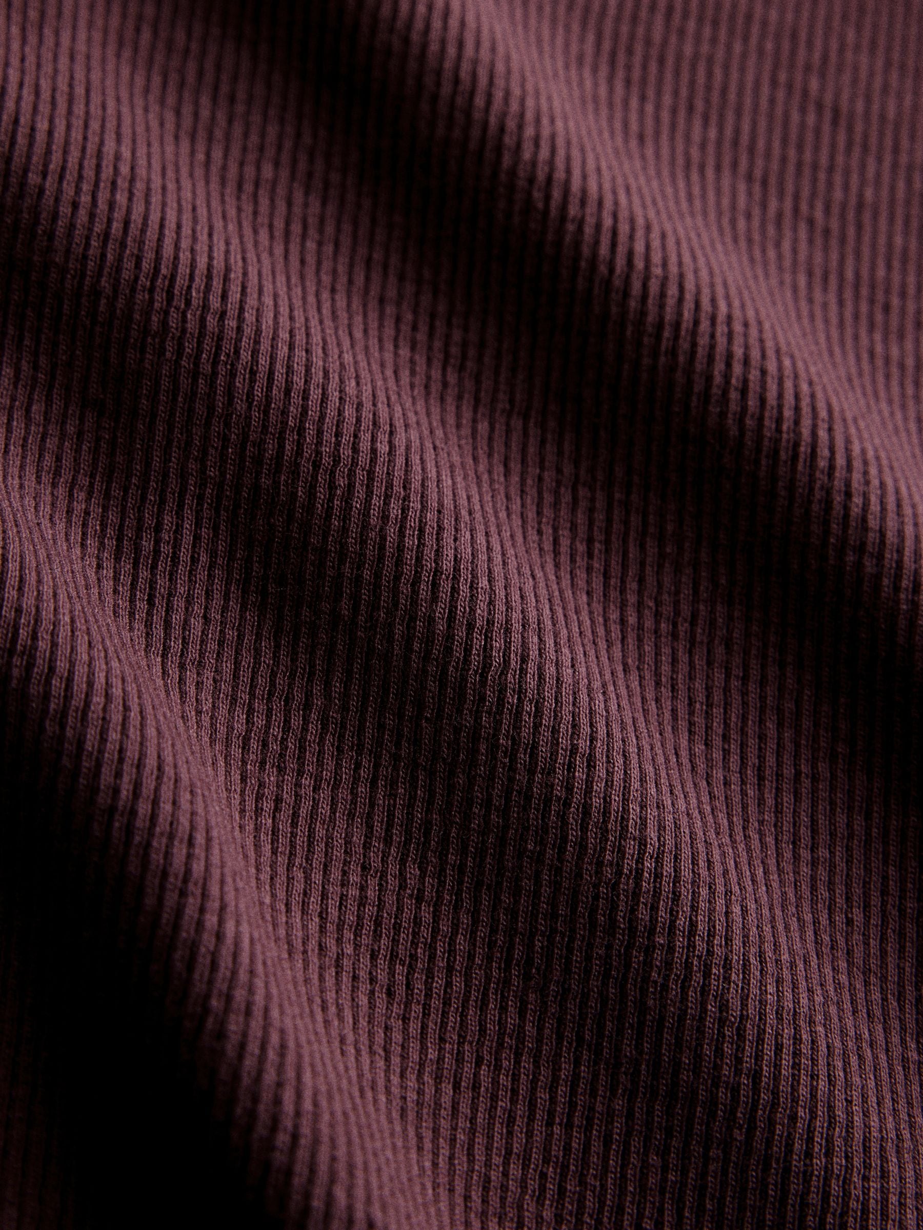 The Set 5 Pack V-Neck Ribbed Long Sleeve T-Shirts - Brown/Pink/Purple/Clay/Taupe - Regular - SIP Still Life