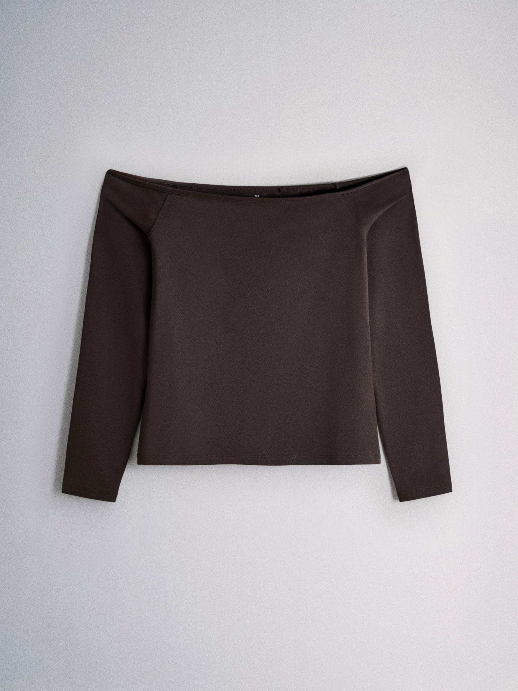 The Set 3 Pack Bardot Off Shoulder Tops - Black/Brown/Cream Stripe - Regular - SIP Still Life