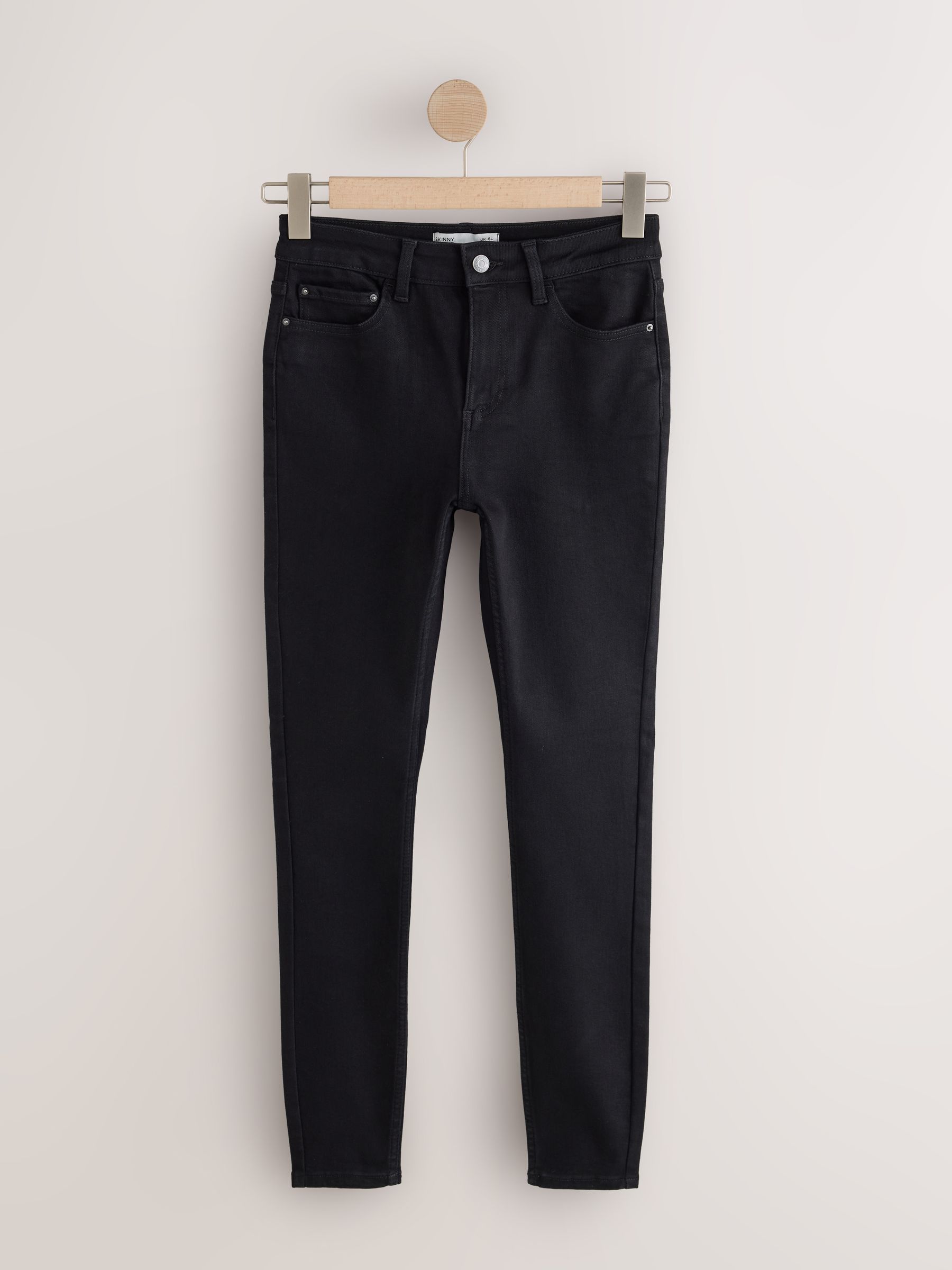 Mid Rise Super soft Stretch Skinny Jeans - Black - Regular - SIP Still Life