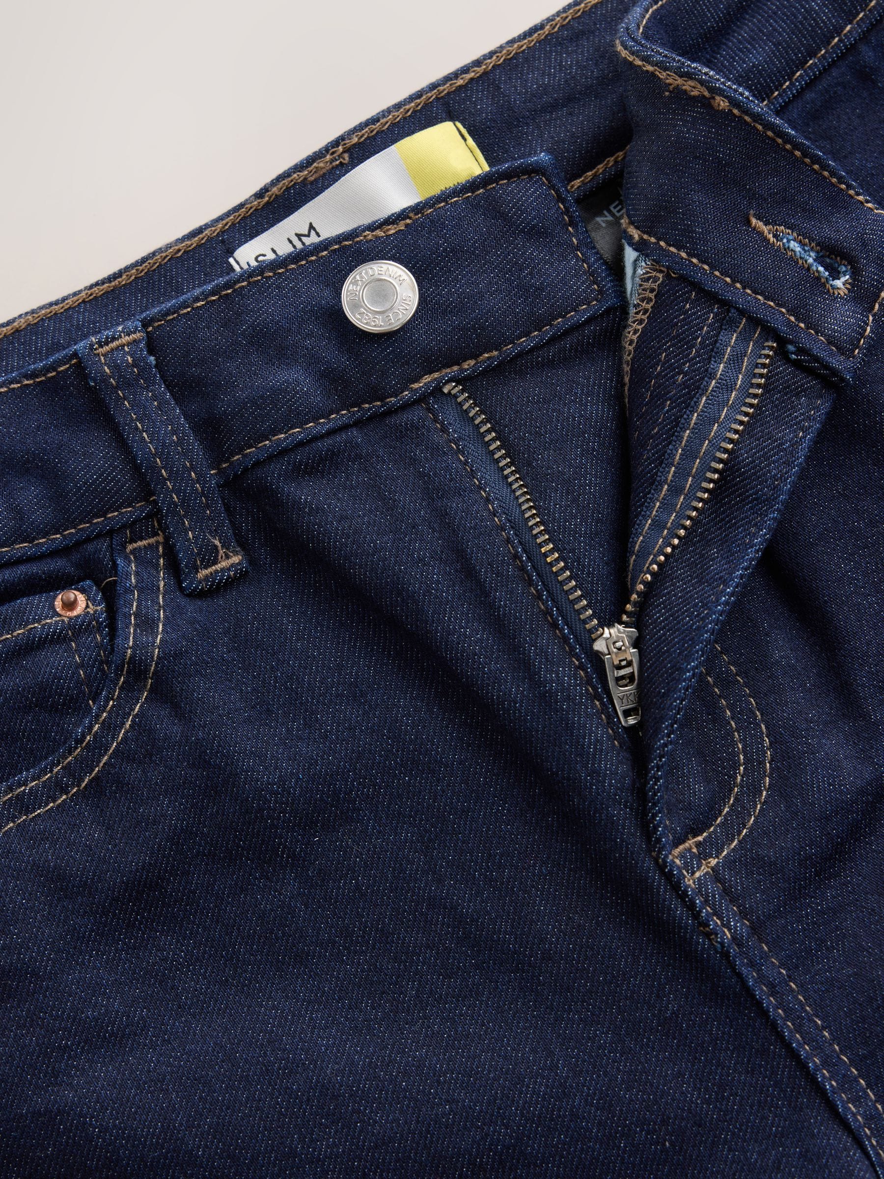 Mid Rise Super Soft Stretch Slim Jeans - Indigo Rinse Blue - Regular - SIP Still Life