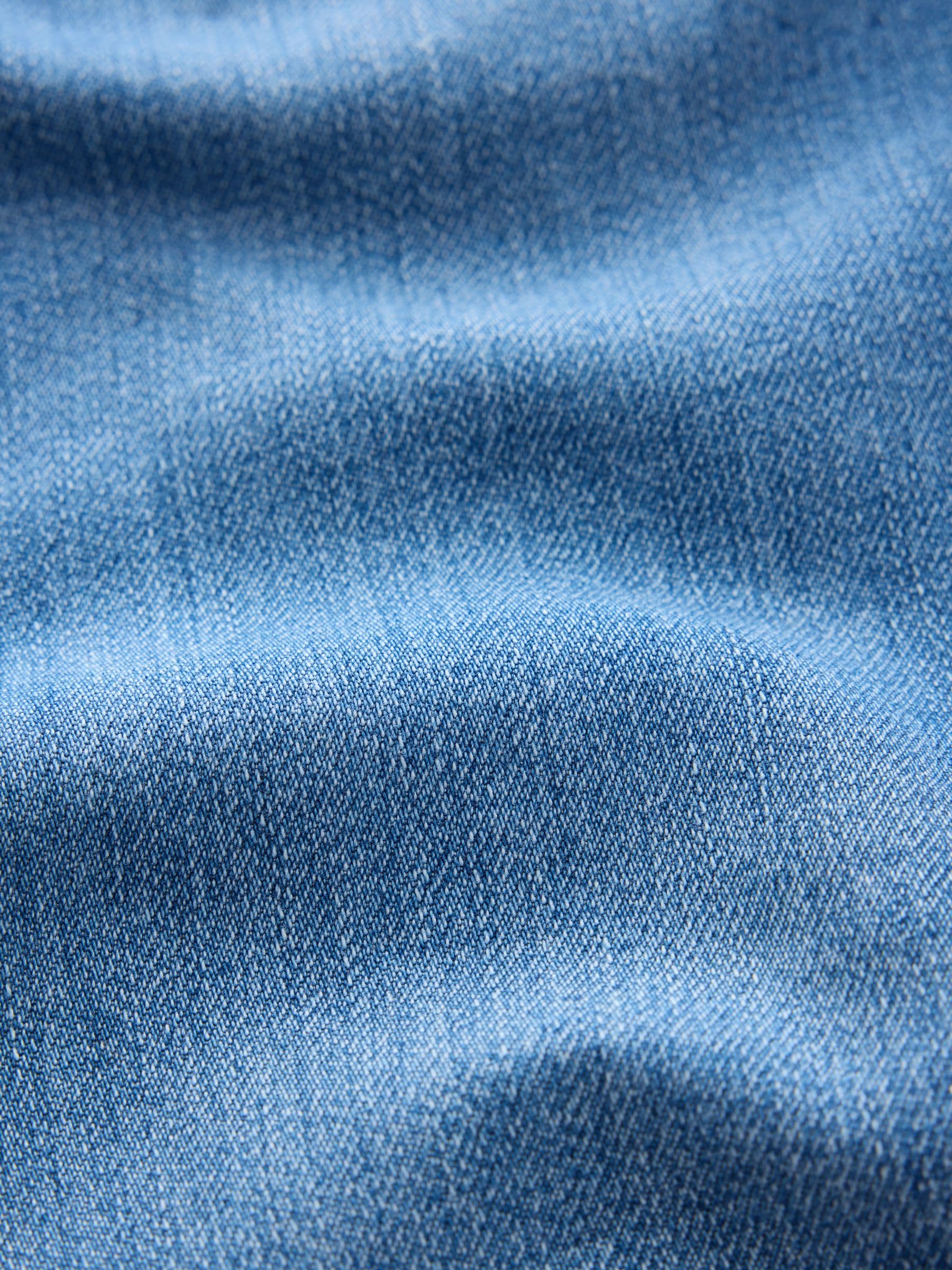 Mid Rise Super Soft Stretch Slim Jeans - Mid Blue - Regular - SIP Still Life