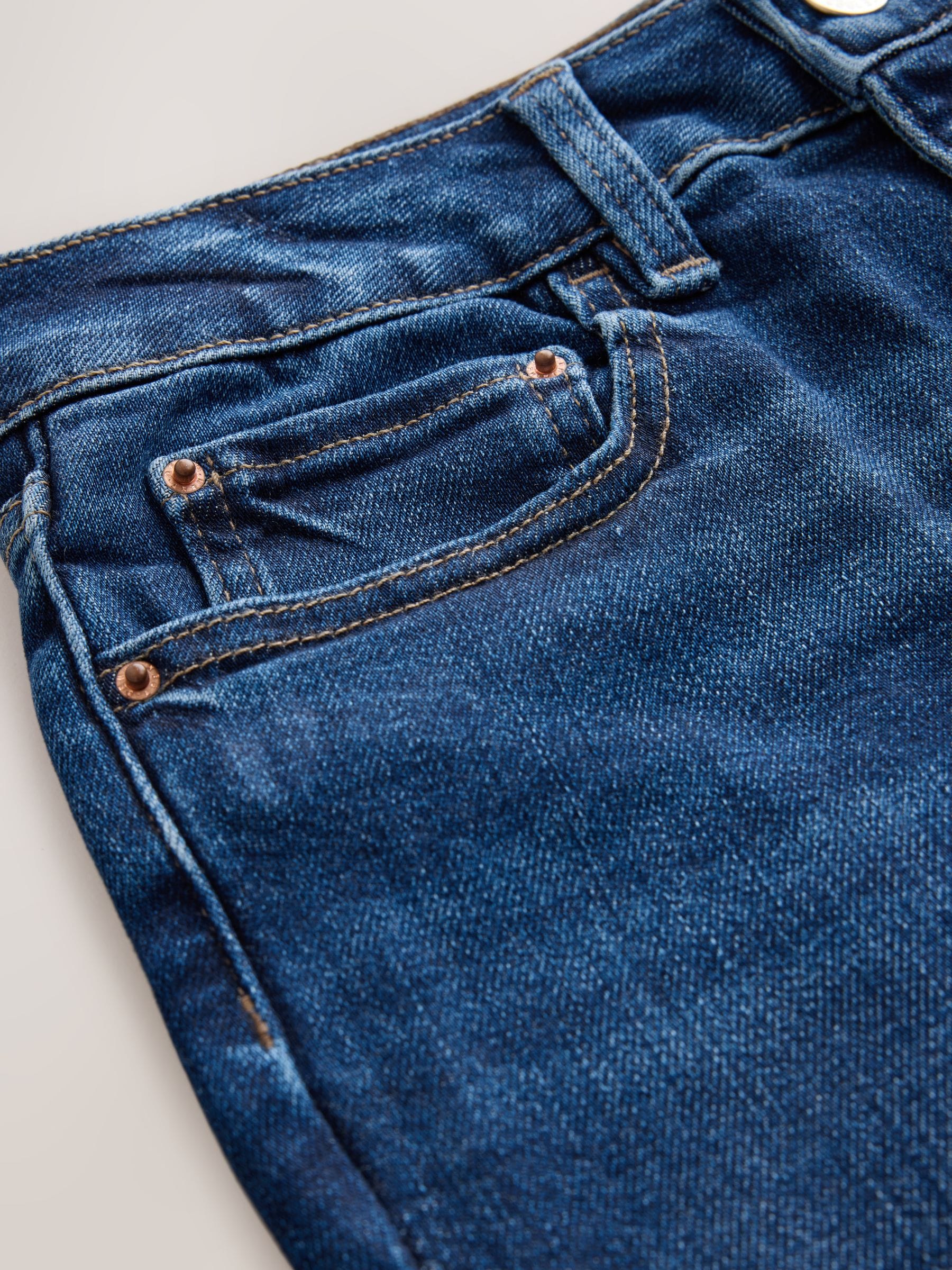 Mid Rise Super Soft Stretch Slim Jeans - Dark Blue - Regular - SIP Still Life