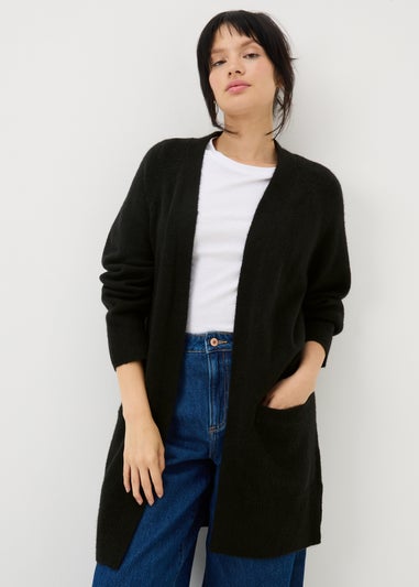 Womens Statement Black Cardigan
