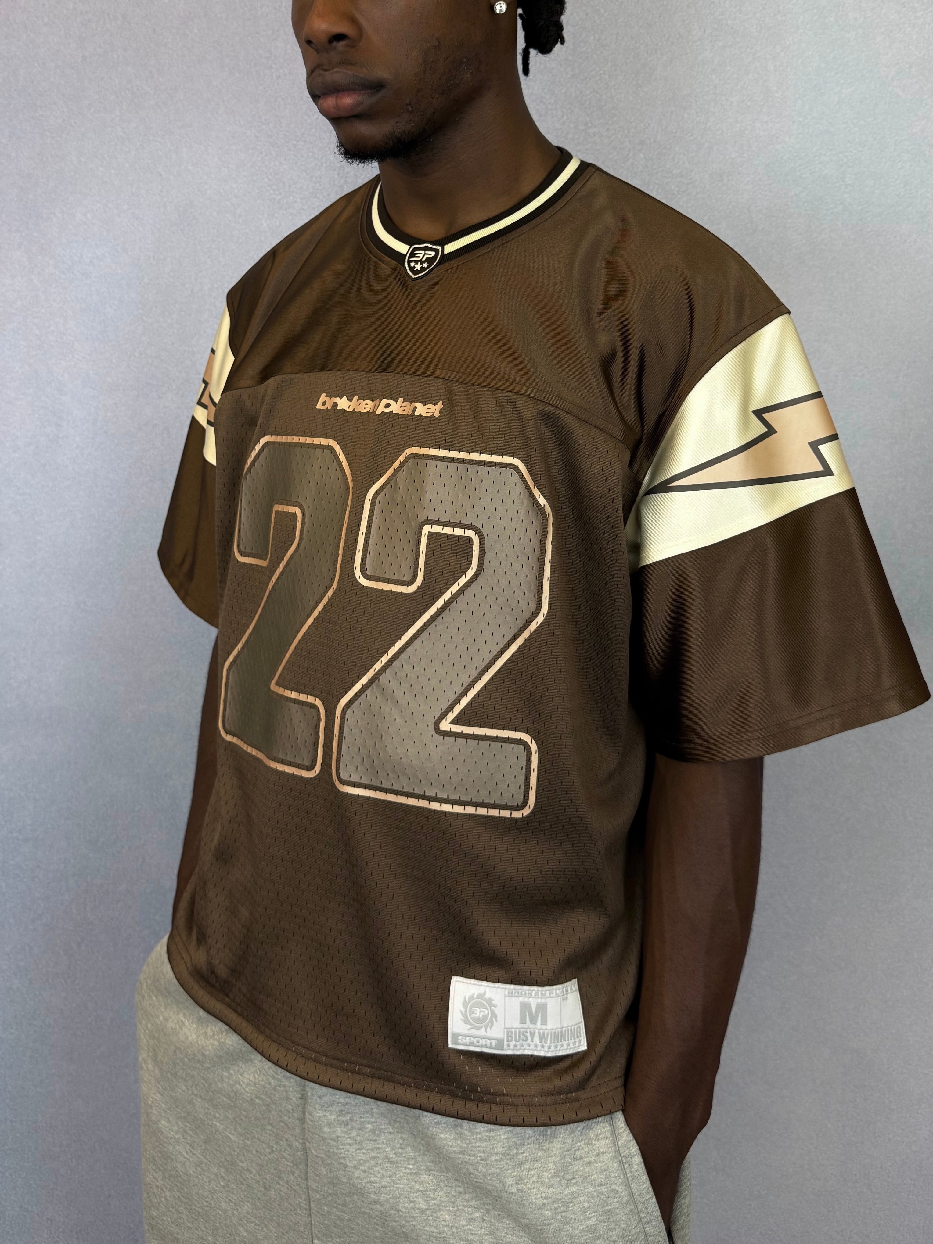 Reversible Bolt Jersey - Chocolate Brown/Vanilla White - 6