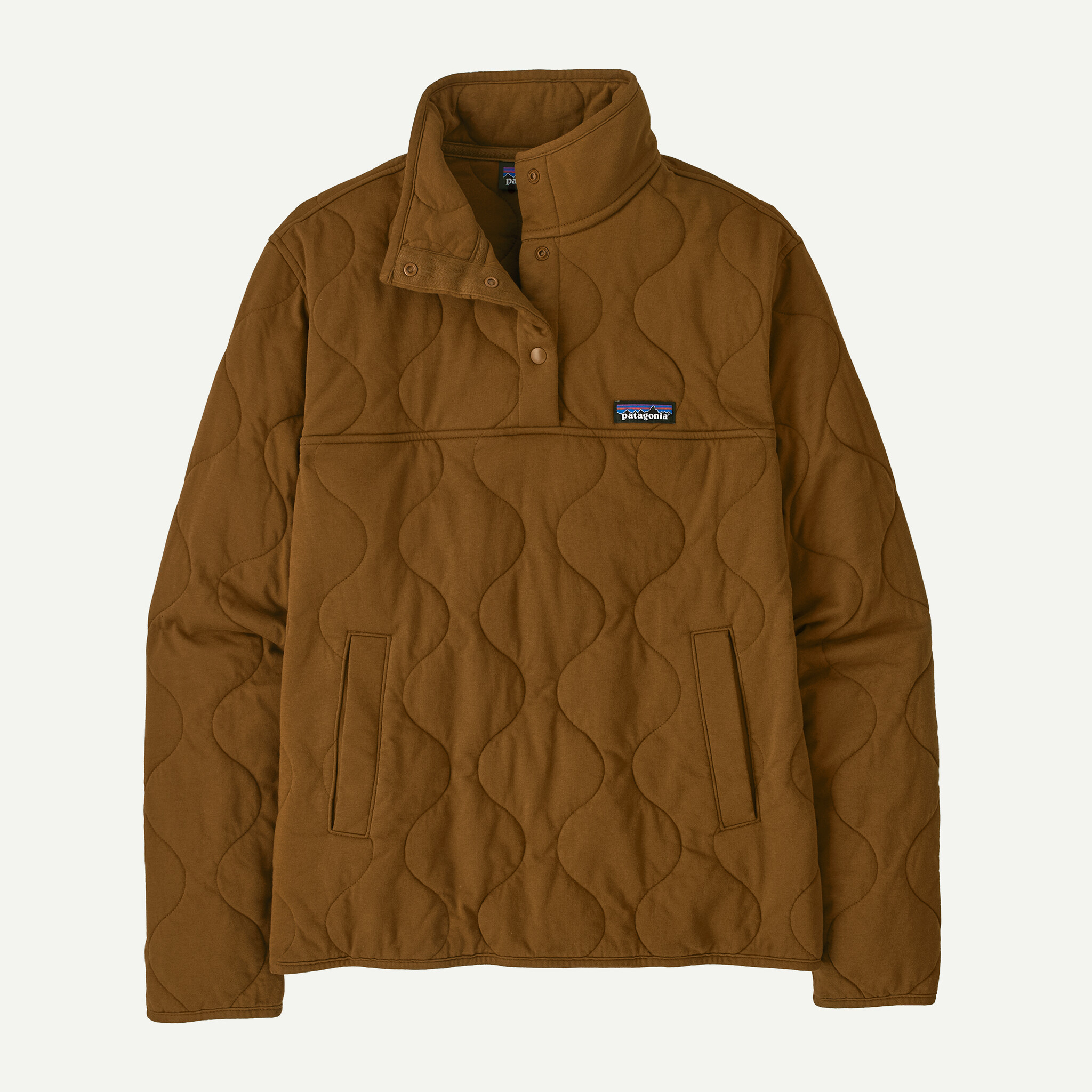 Women's Daily Quilted Snap-T(R) Pullover - Wolf Brown