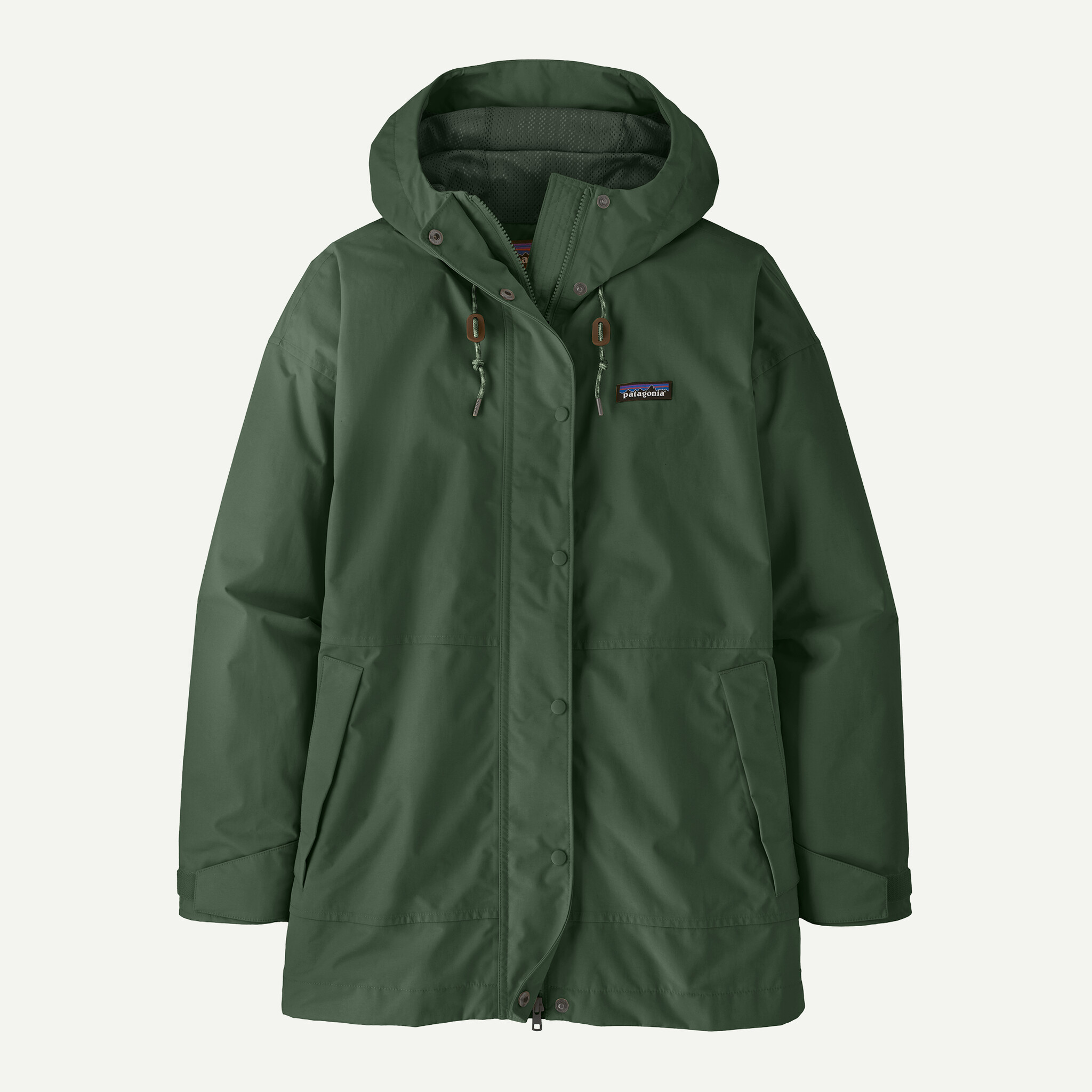 Women's Outdoor Everyday Rain Jacket - Canopy Green
