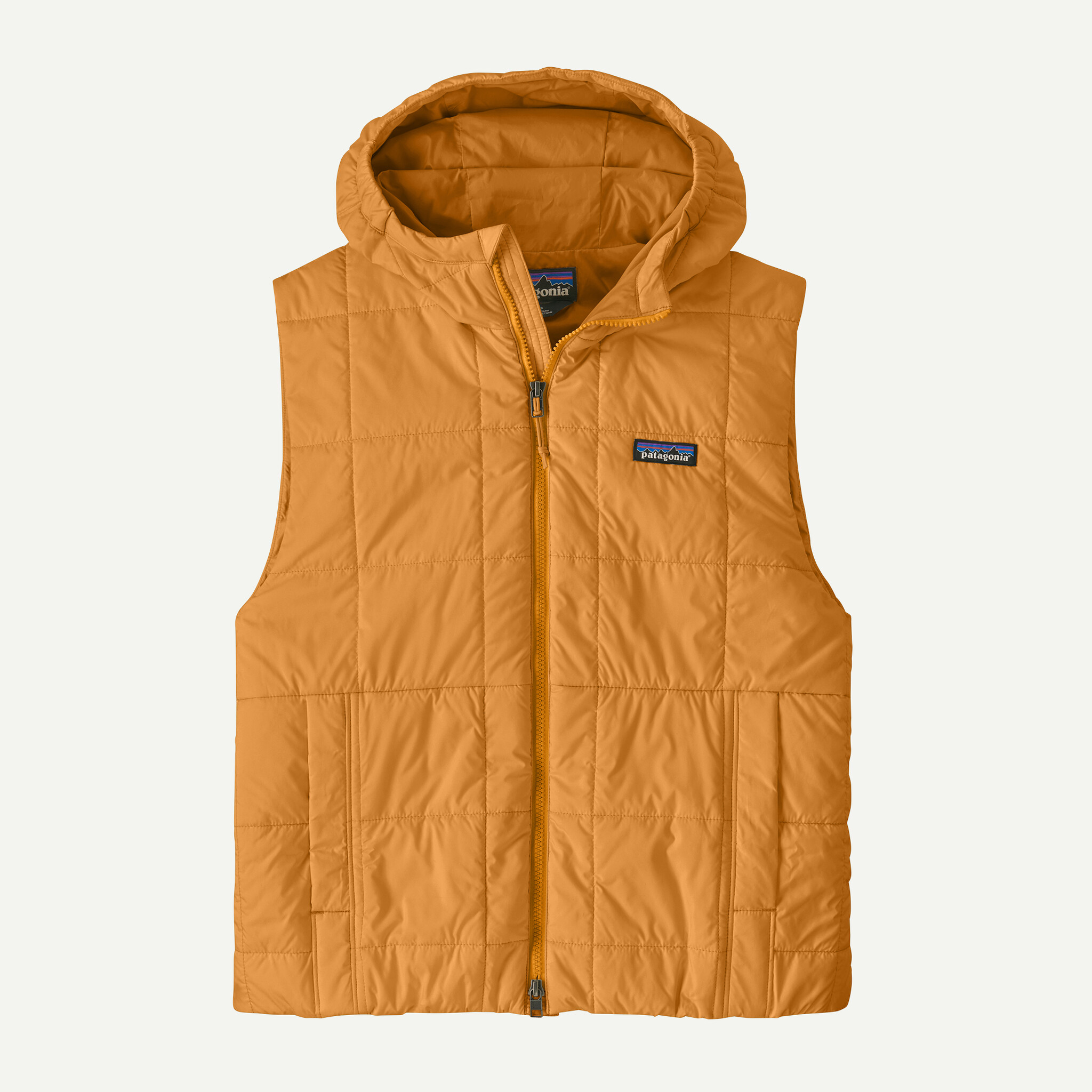 Women's Light Gust Hooded Vest - Dried Mango