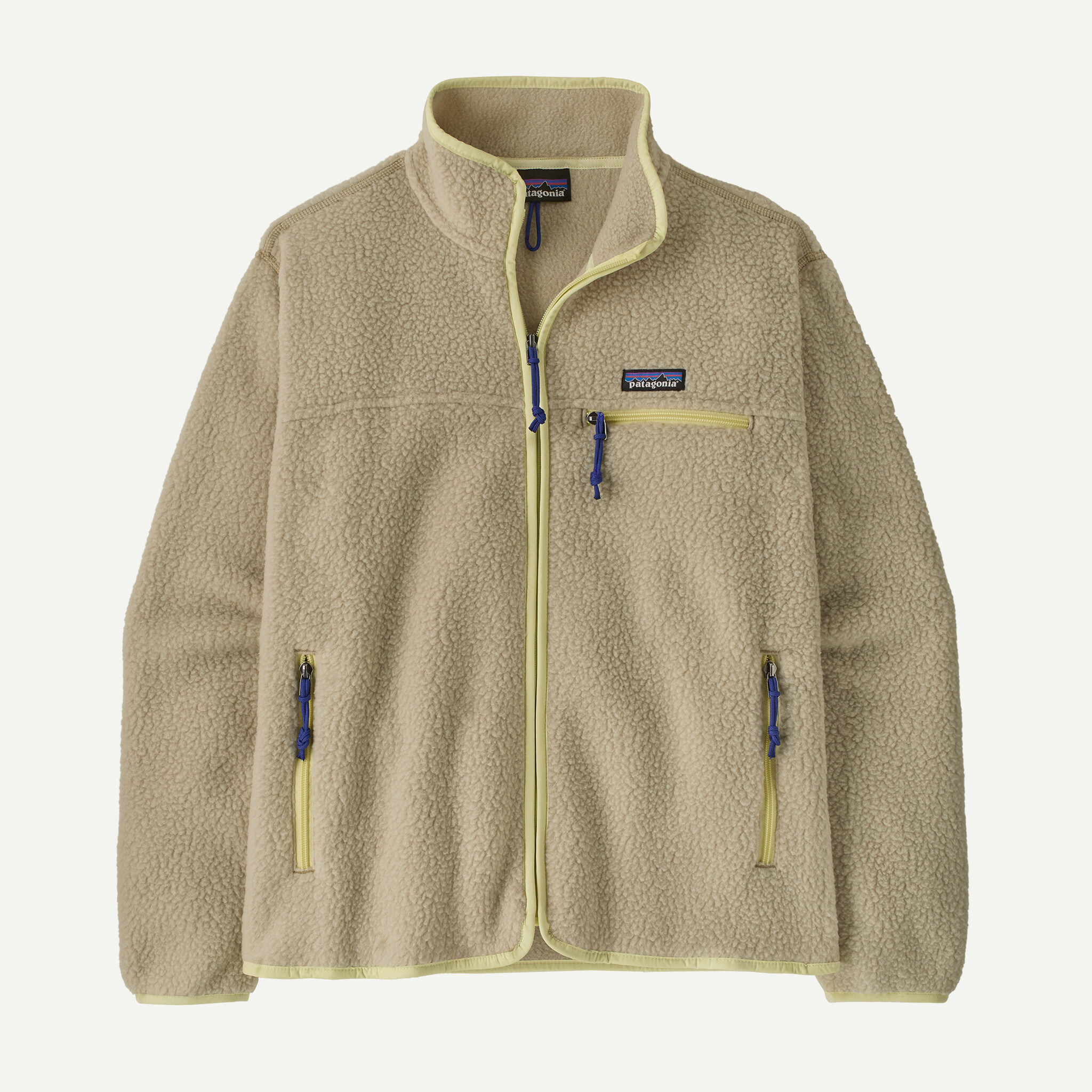 Women's Retro Pile Fleece Jacket - Weathered Stone