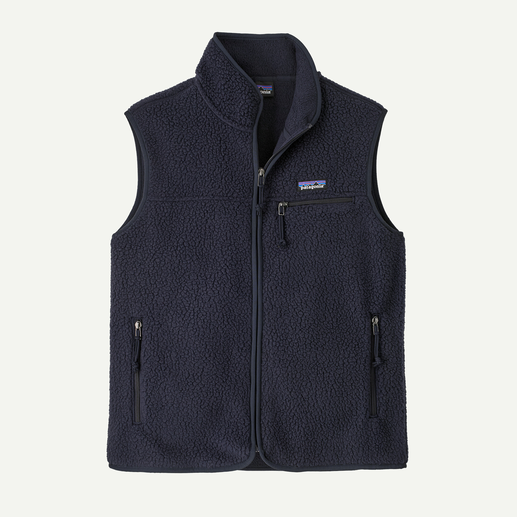 Women's Retro Pile Fleece Vest - Sunken Blue