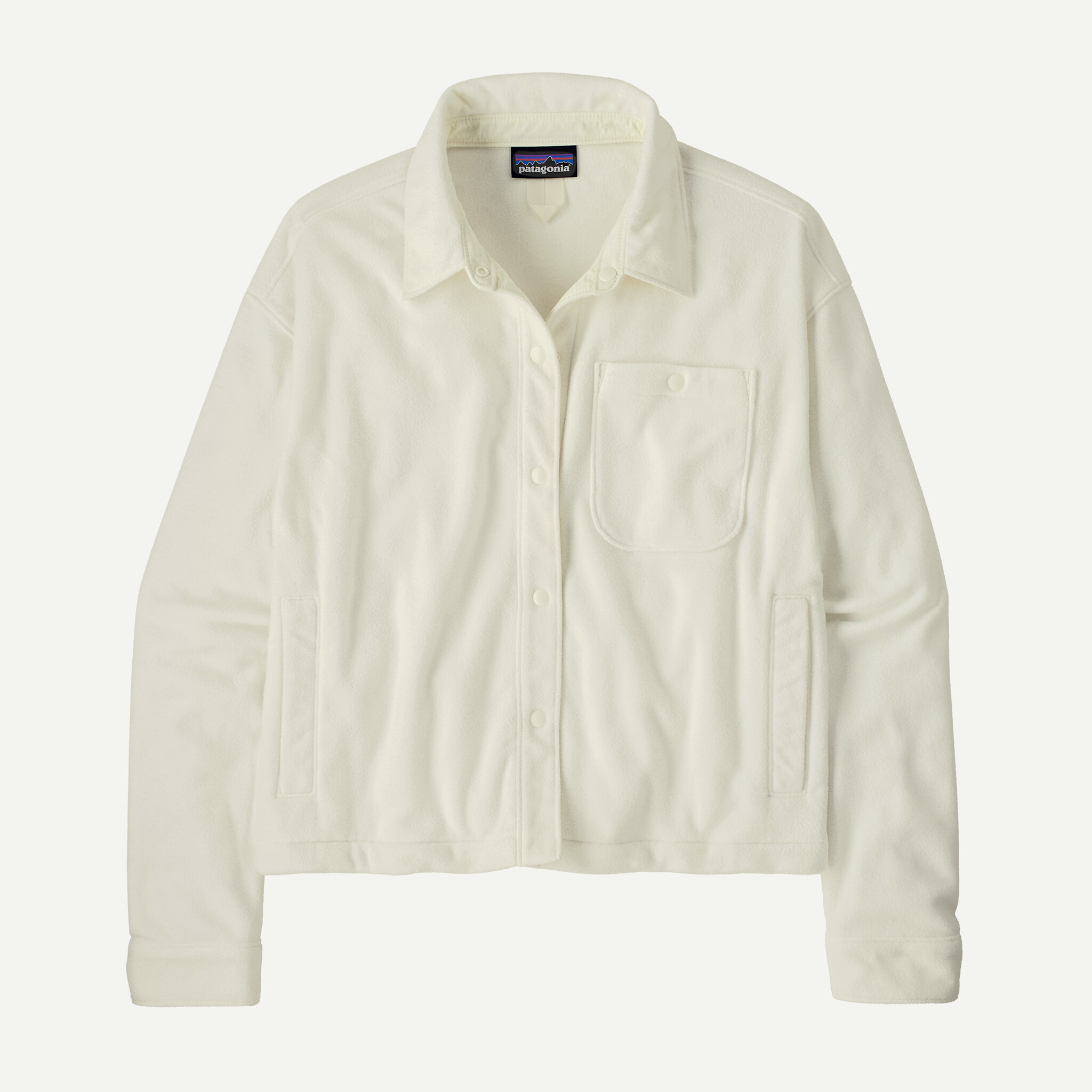 Women's Micro D(R) Fleece Shirt Jacket - Birch White